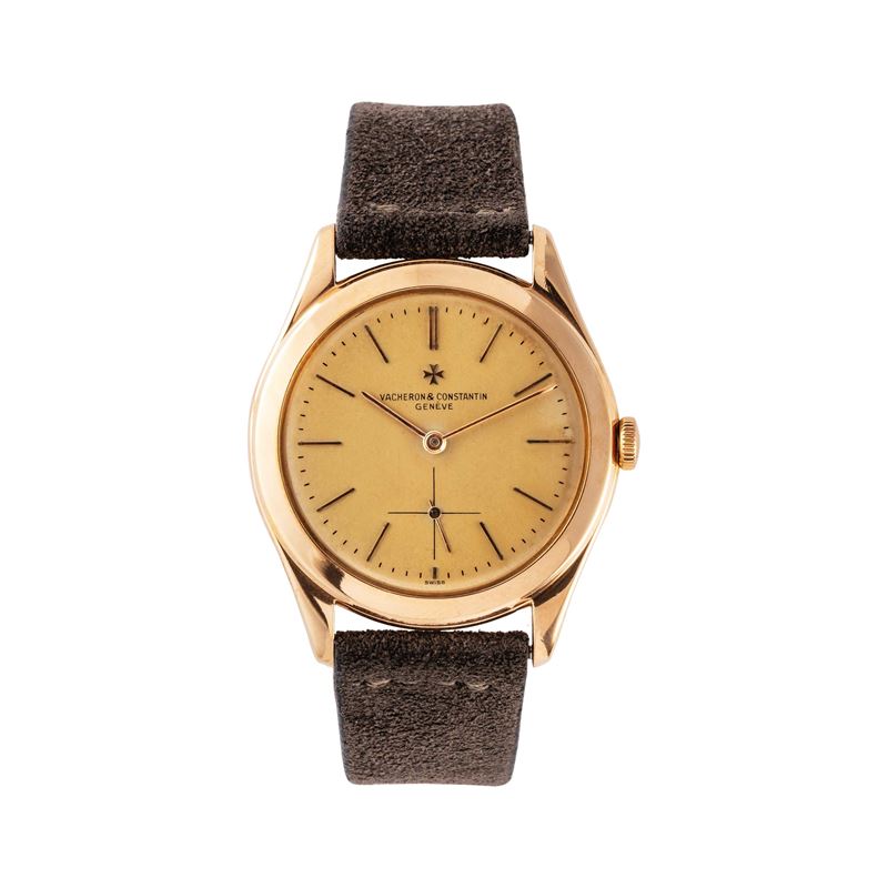 VACHERON CONSTANTIN - CALATRAVAOROLOGIO SOLO TEMPO A CARICA MANUALE IN ORO ROSA 18KT CON PICCOLI ...