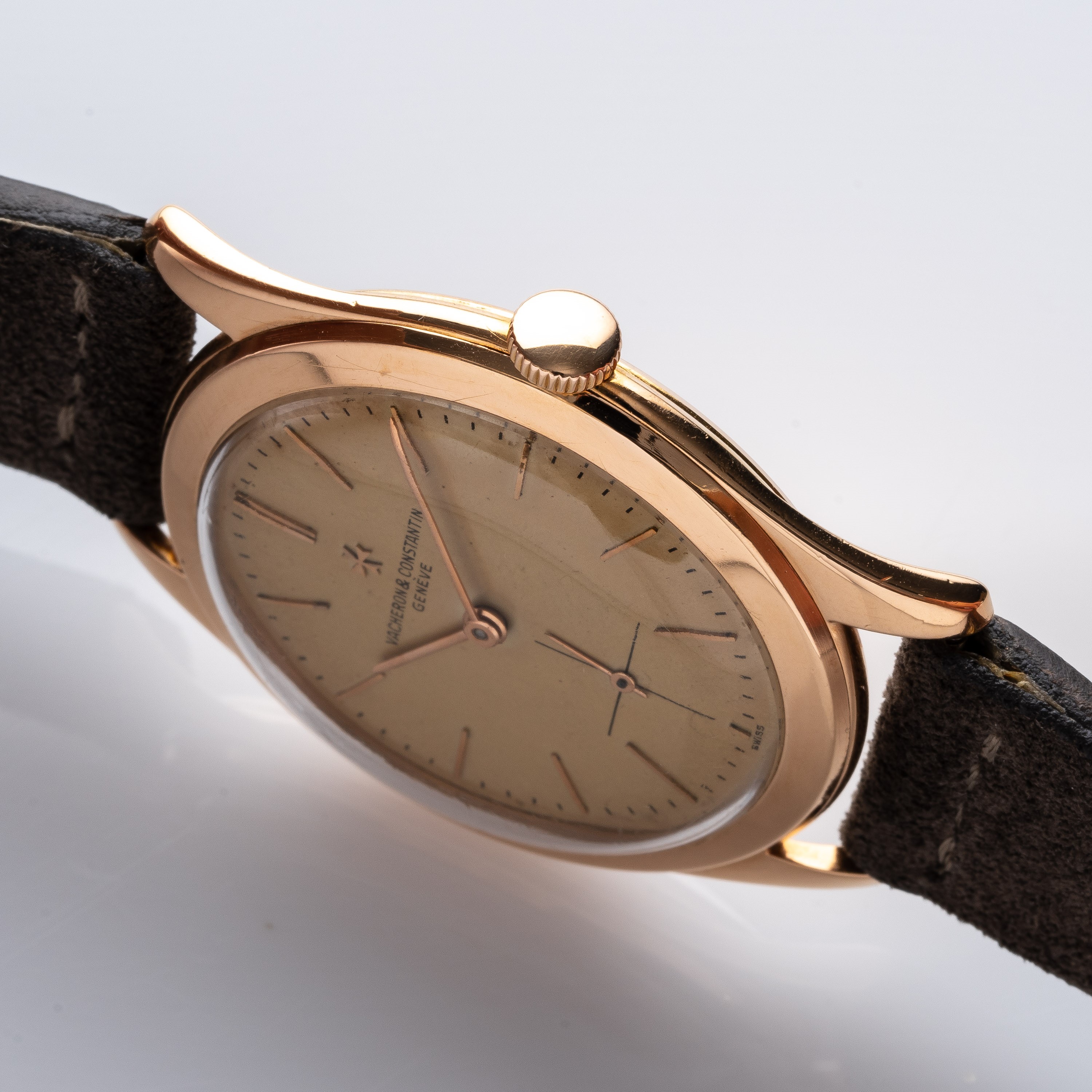 VACHERON CONSTANTIN - CALATRAVAOROLOGIO SOLO TEMPO A CARICA MANUALE IN ORO ROSA 18KT CON PICCOLI ...