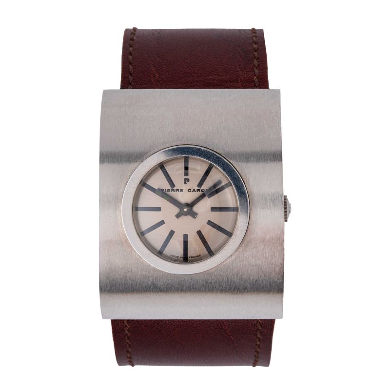 PIERRE CARDIN - DRIVEROROLOGIO DI FORMA A CARICA MANUALE IN ACCIAIO.