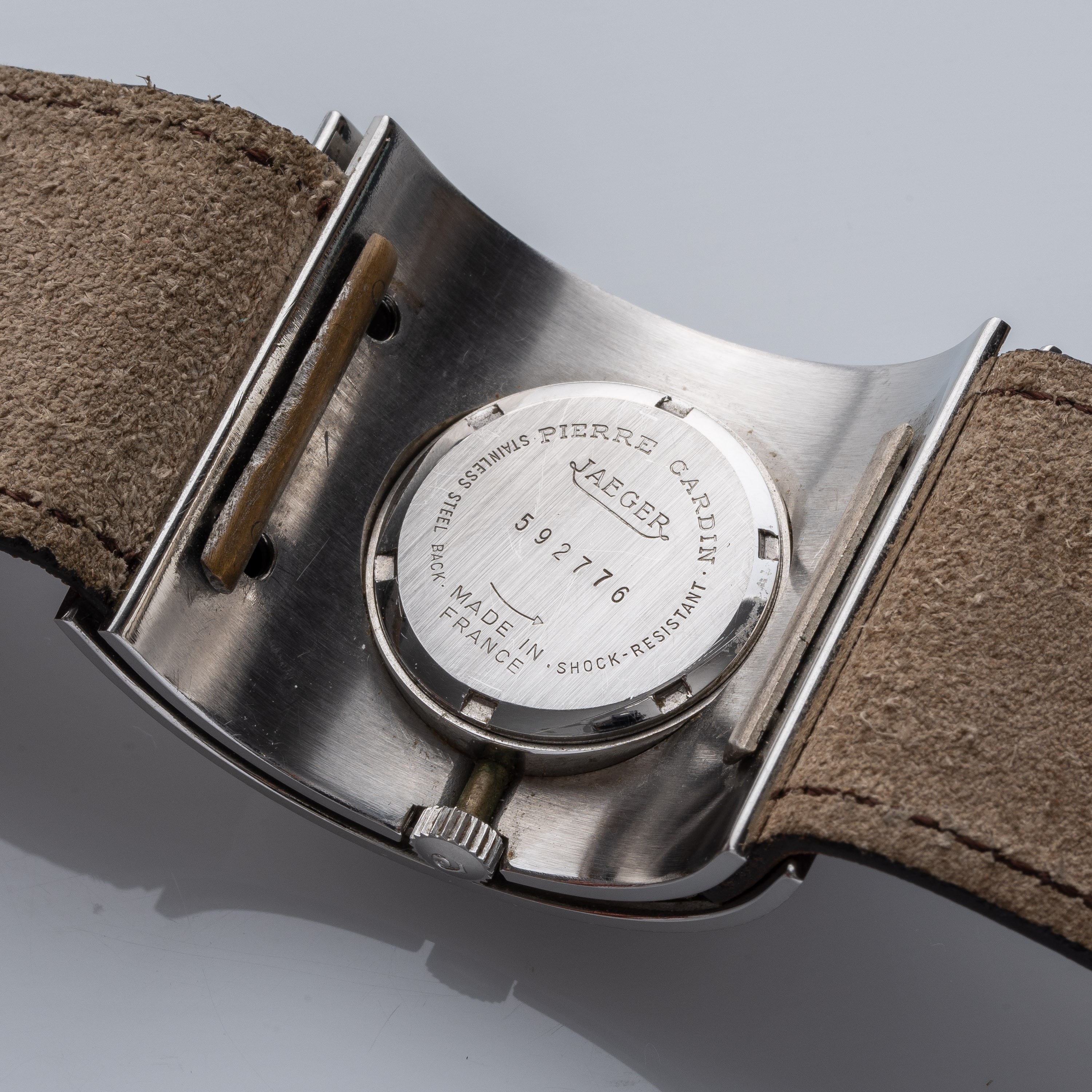 PIERRE CARDIN - DRIVEROROLOGIO DI FORMA A CARICA MANUALE IN ACCIAIO.