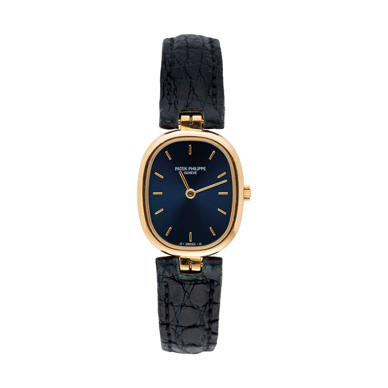 PATEK PHILIPPE - ELLIPSEOROLOGIO DA DONNA SOLO TEMPO AL QUARZO IN ORO 18KT