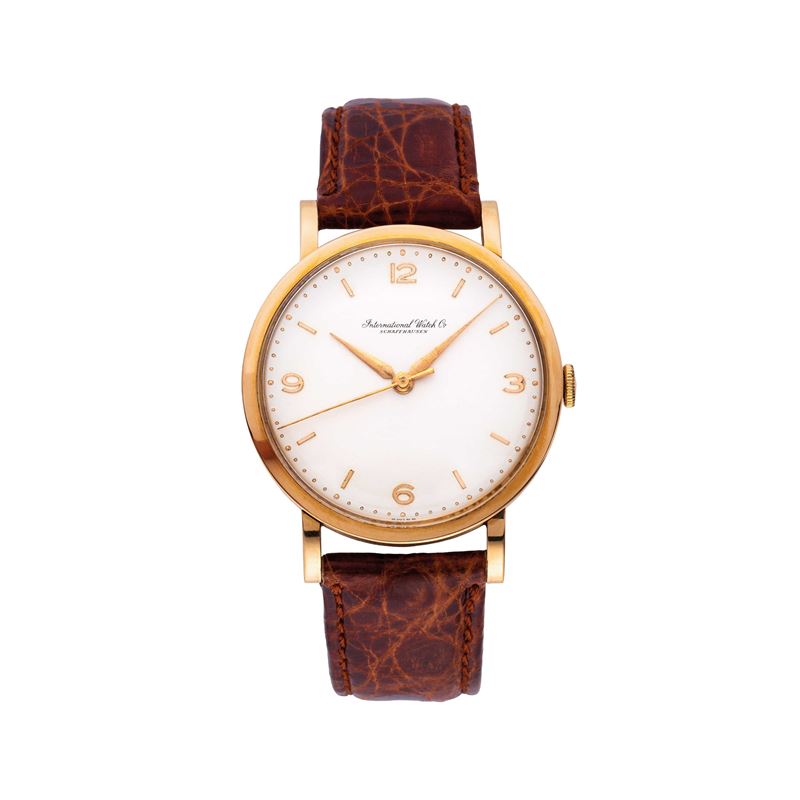 IWC - CALATRAVA OVERSIZEOROLOGIO SOLO TEMPO A CARICA MANUALE IN ORO GIALLO 18KT CON PICCOLI SECON...