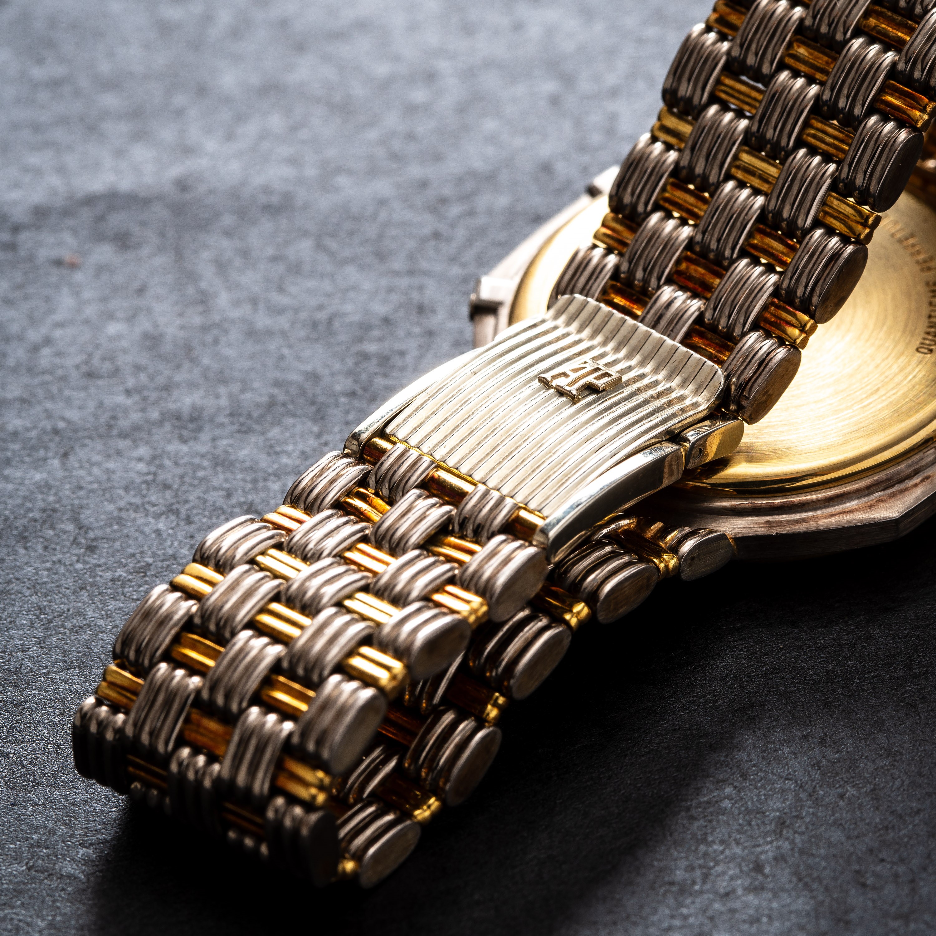 AUDEMARS PIGUET - QUANTIEME PERPETUALOROLOGIO A CARICA AUTOMATICA IN ORO GIALLO E BIANCO 18KT CON...