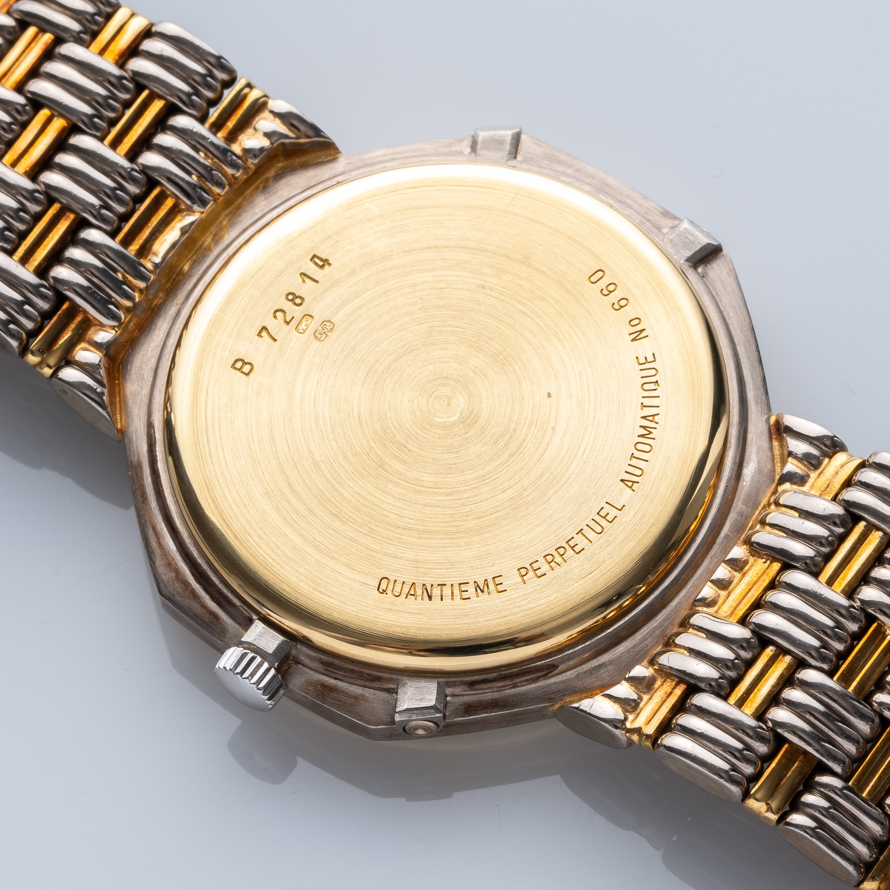 AUDEMARS PIGUET - QUANTIEME PERPETUALOROLOGIO A CARICA AUTOMATICA IN ORO GIALLO E BIANCO 18KT CON...