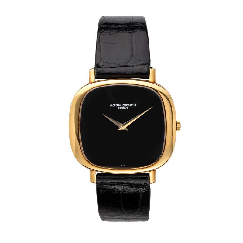 VACHERON CONSTANTIN - SOLO TEMPOOROLOGIO A CARICA MANUALE IN ORO GIALLO 18KT CON QUADRANTE IN ONI...