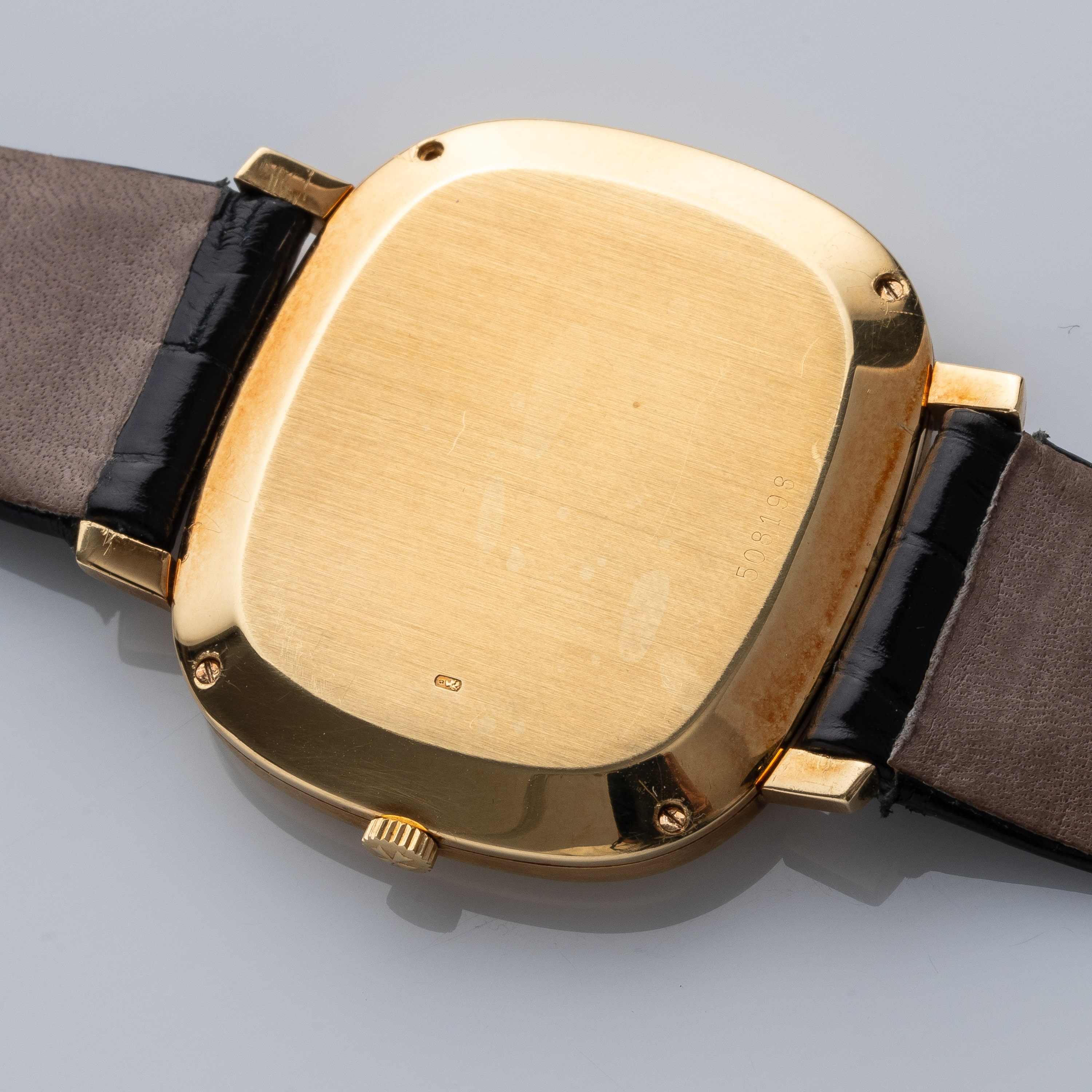 VACHERON CONSTANTIN - SOLO TEMPOOROLOGIO A CARICA MANUALE IN ORO GIALLO 18KT CON QUADRANTE IN ONI...