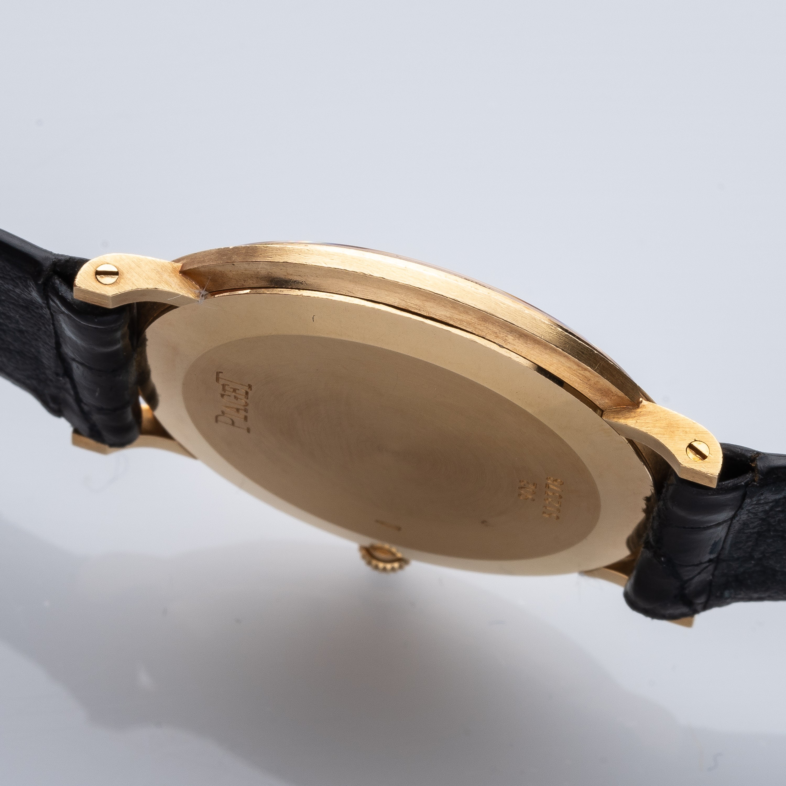 PIAGET - ALTIPIANOOROLOGIO SOLO TEMPO A CARICA MANUALE IN ORO GIALLO 18KT CON QUADRANTE BIANCO E ...