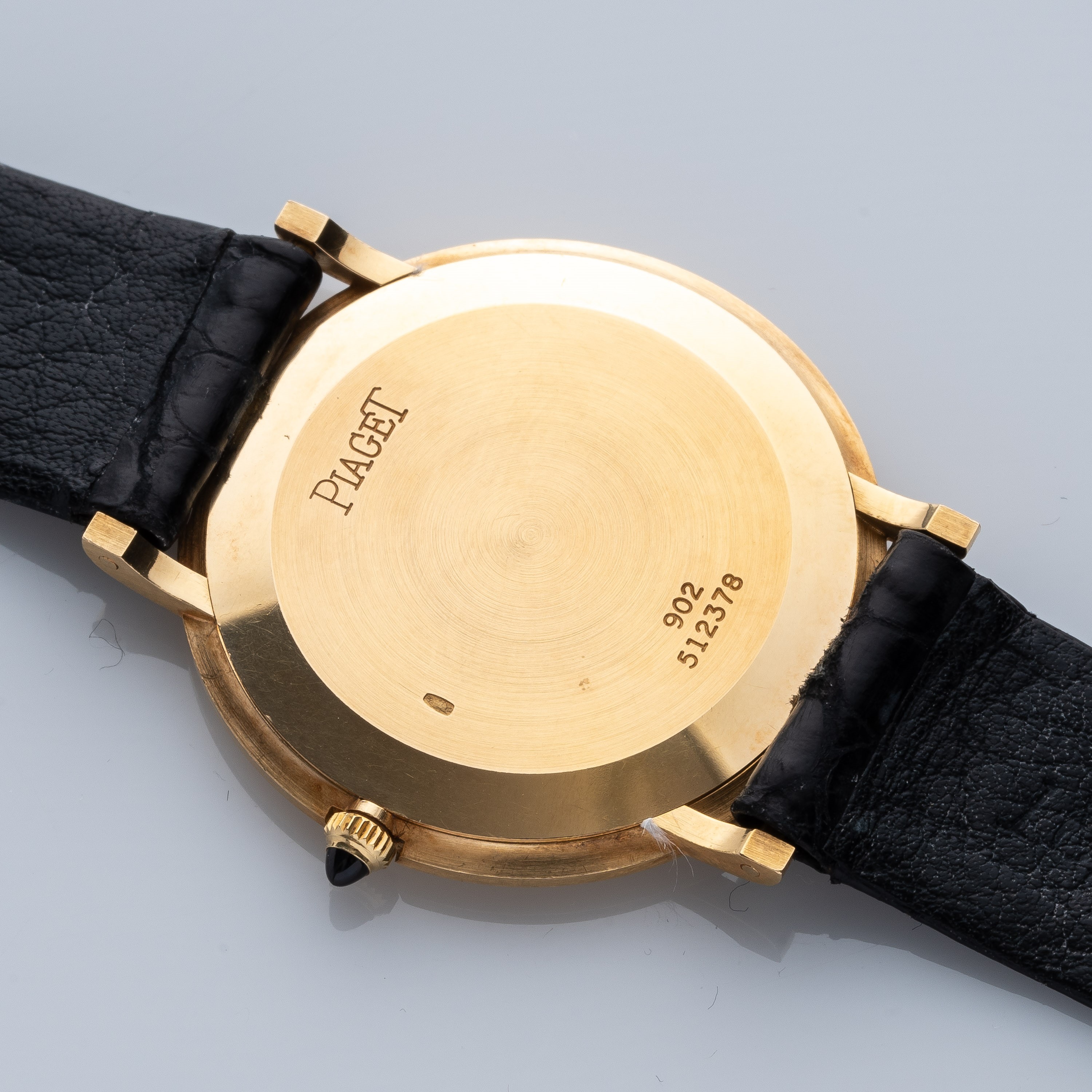 PIAGET - ALTIPIANOOROLOGIO SOLO TEMPO A CARICA MANUALE IN ORO GIALLO 18KT CON QUADRANTE BIANCO E ...