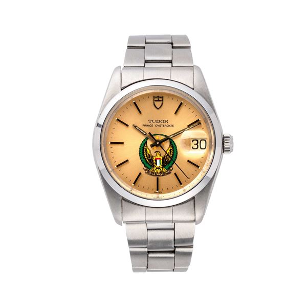TUDOR - TUDOR - PRINCE OYSTERDATE  OROLOGIO A CARICA AUTOMATICA IN ACCIAIO CON DATARIO AD ORE TRE E QUADRANTE UAE FORZE ARMATE  