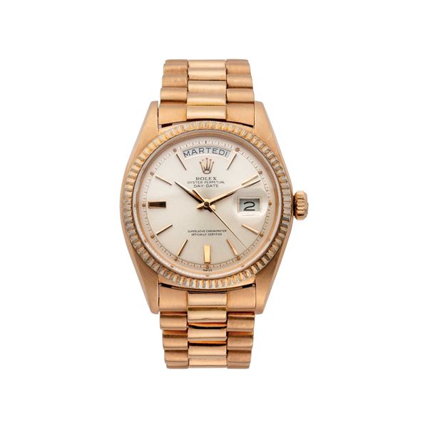 ROLEX - ROLEX - DAYDATE OROLOGIO A CARICA MANUALE DAY DATE IN ORO ROSA 18KT CON BRACCIALE PRESIDENT.