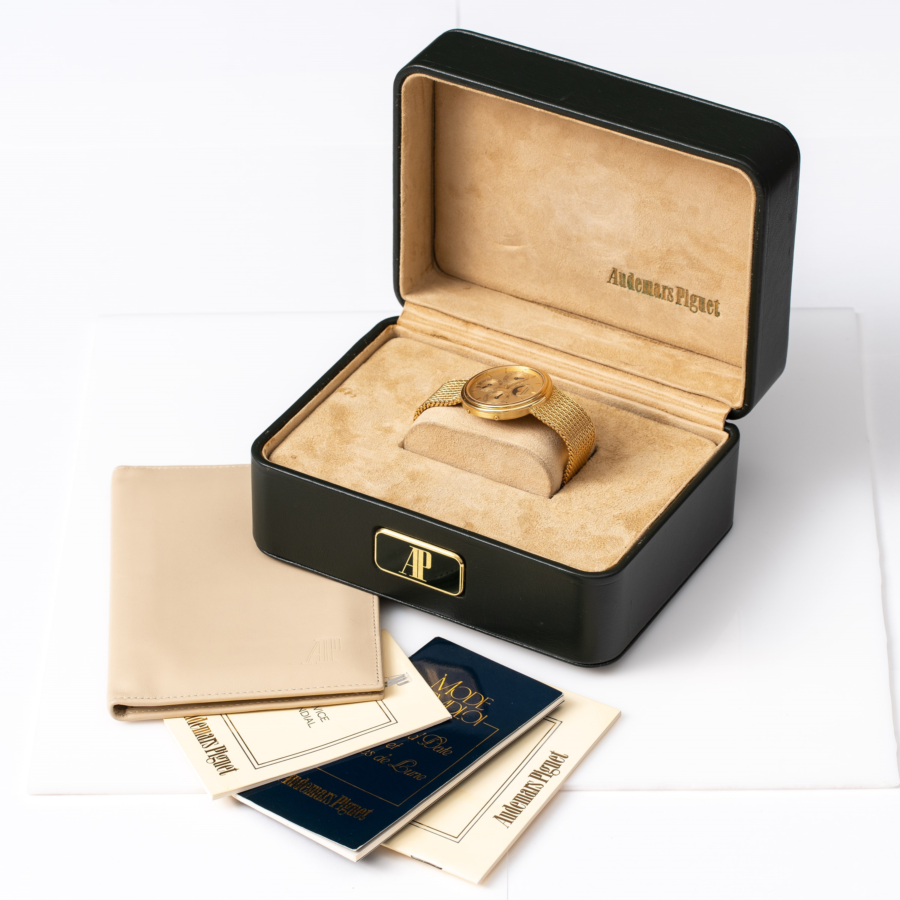 AUDEMARS PIGUET - QUANTIEME PERPETUALOROLOGIO CARICA AUTOMATICA IN ORO GIALLO 18KT CON BRACCIALE ...
