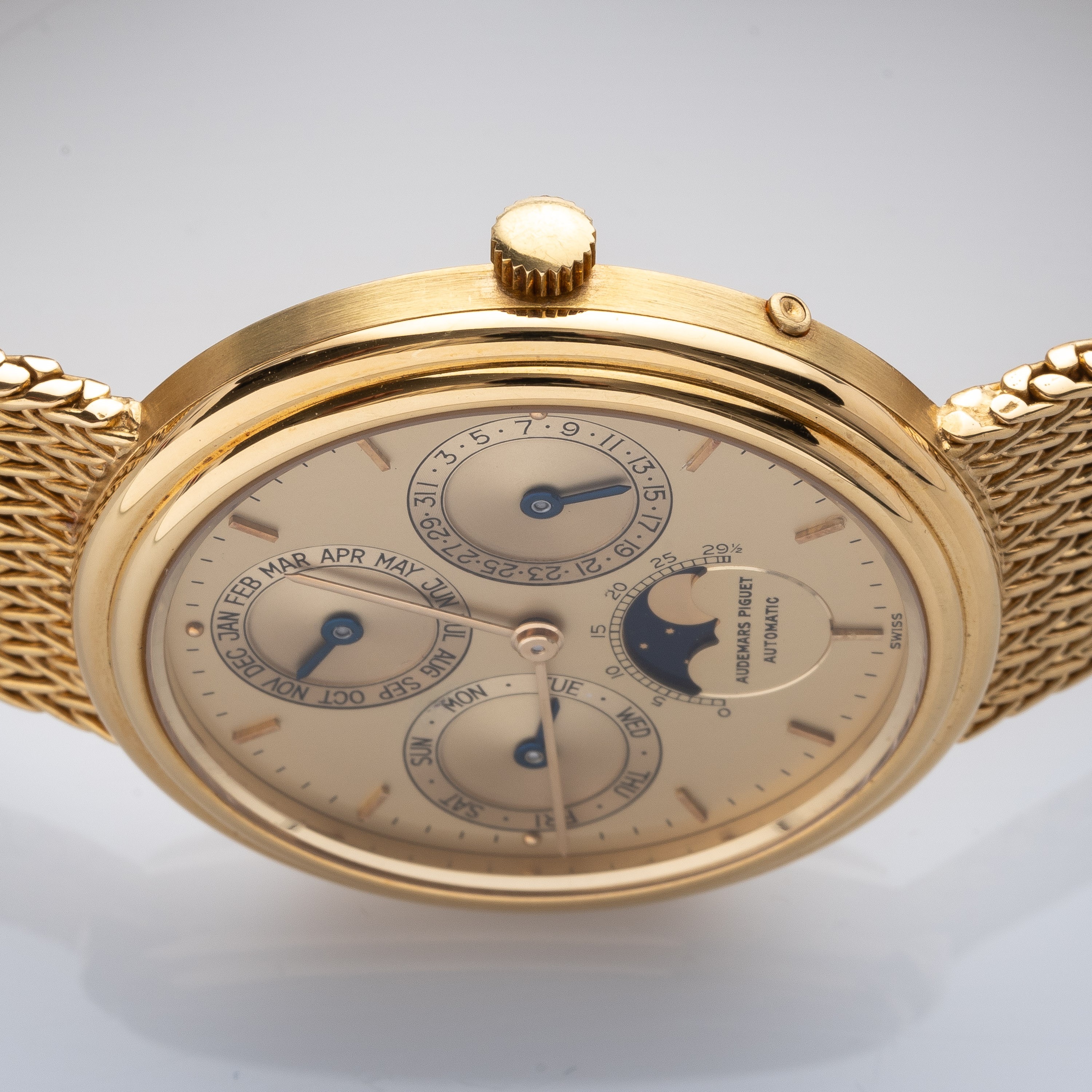 AUDEMARS PIGUET - QUANTIEME PERPETUALOROLOGIO CARICA AUTOMATICA IN ORO GIALLO 18KT CON BRACCIALE ...