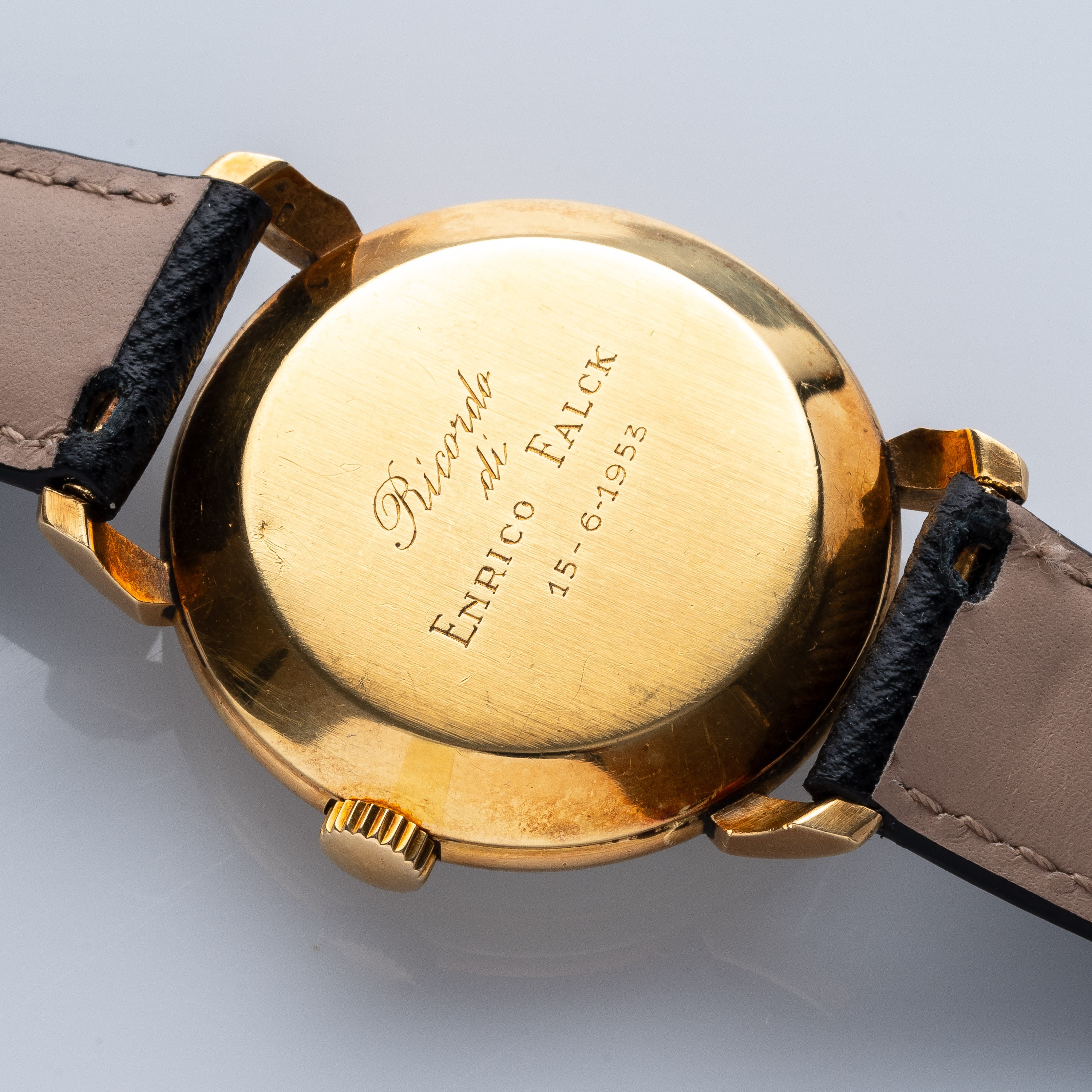 PATEK PHILIPPE - CALATRAVAOROLOGIO SOLO TEMPO IN ORO 18KT CON ANSE DI FORMA A CARICA MANUALE E QU...