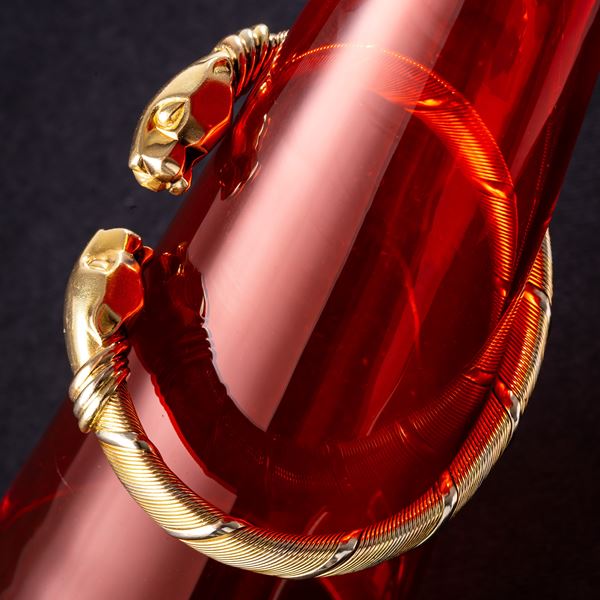 CARTIER - COUGAR BRACCIALE IN ORO GIALLO, ROSSO, BIANCO 18KT