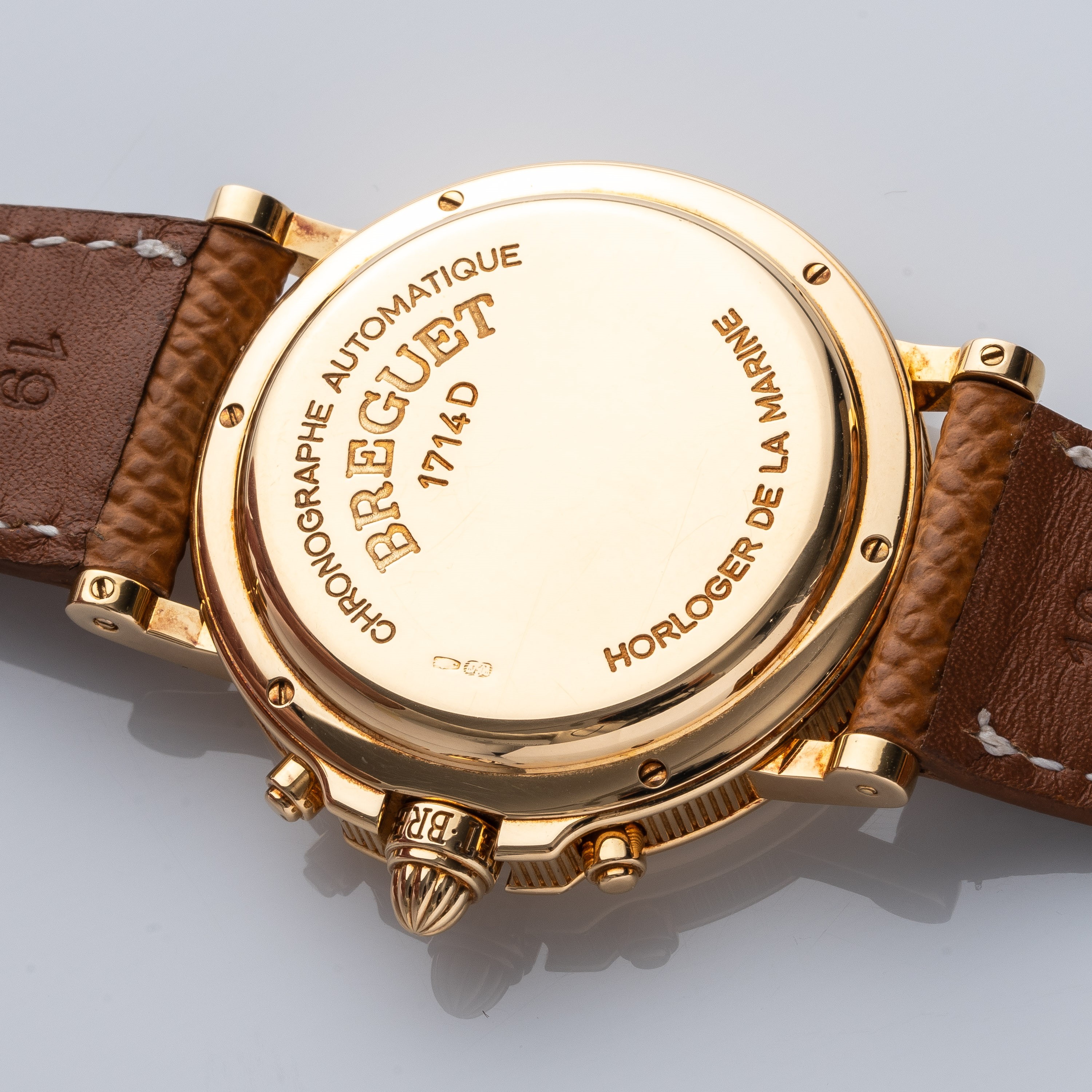 BREGUET - MARINE CHRONOGRAPHCRONOGRAFO AUTOMATICO IN ORO 18KT CON QUADRANTE BITONALE E DATARIO AD...