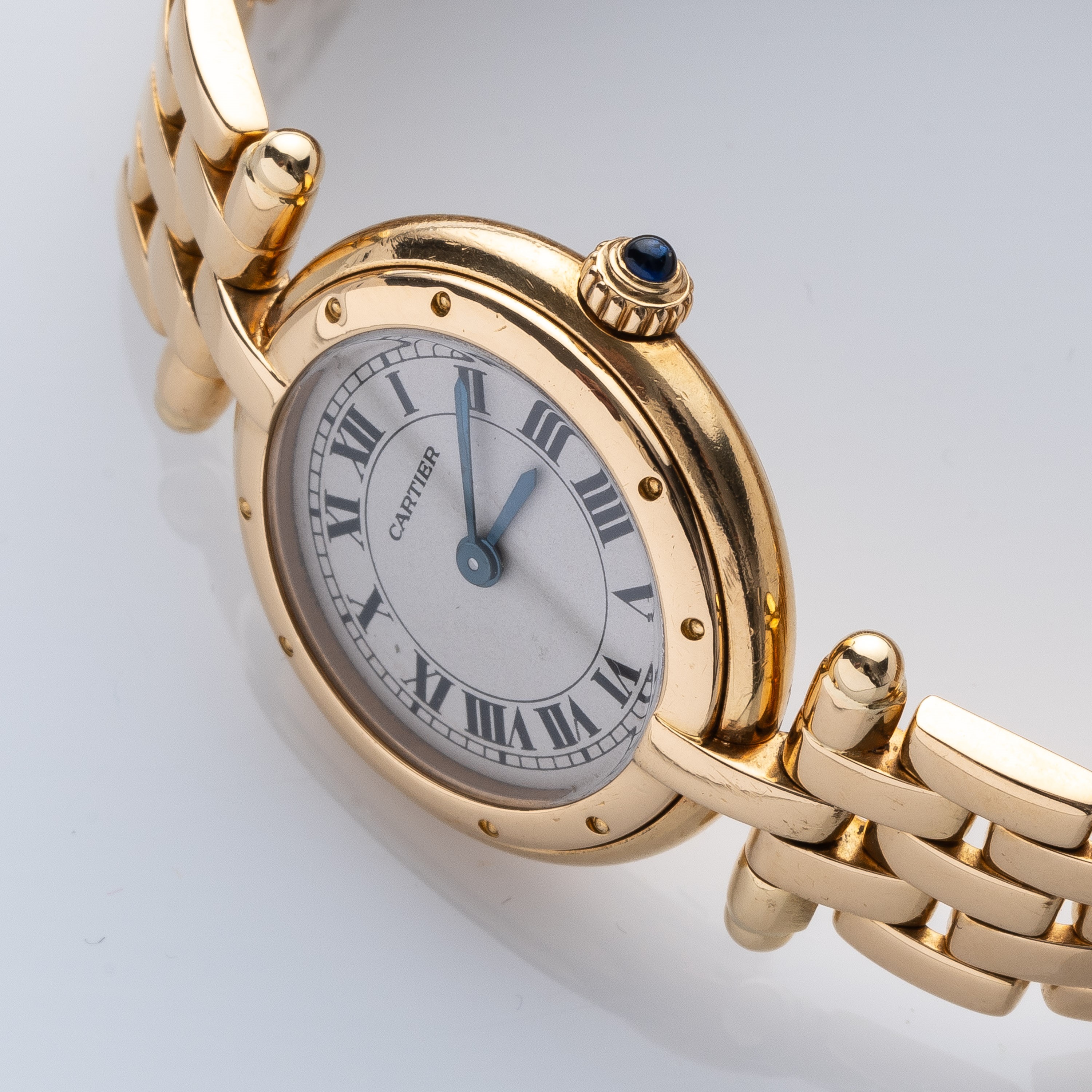 CARTIER - PANTHERE VENDOMEOROLOGIO DA DONNA AL QUARZO SOLO TEMPO IN ORO GIALLO 18KT.