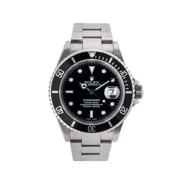 ROLEX - ROLEX - SUBMARINER DATE OROLOGIO AUTOMATICO IN ACCIAIO REALIZZATO PER L GARA DI REGATA GIRAGLIA