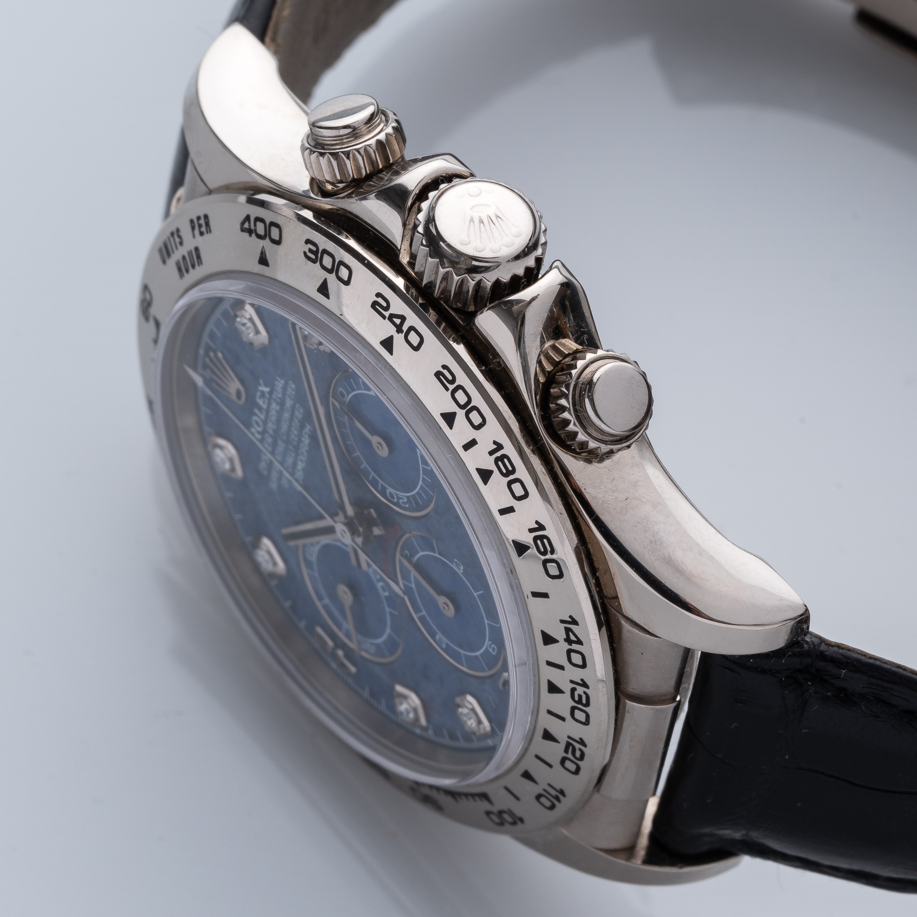 ROLEX - DAYTONACRONOGRAFO A CARICA AUTOMATICA IN ORO BIANCO 18KT CON QUADRANTE IN PIETRA SODALITE...