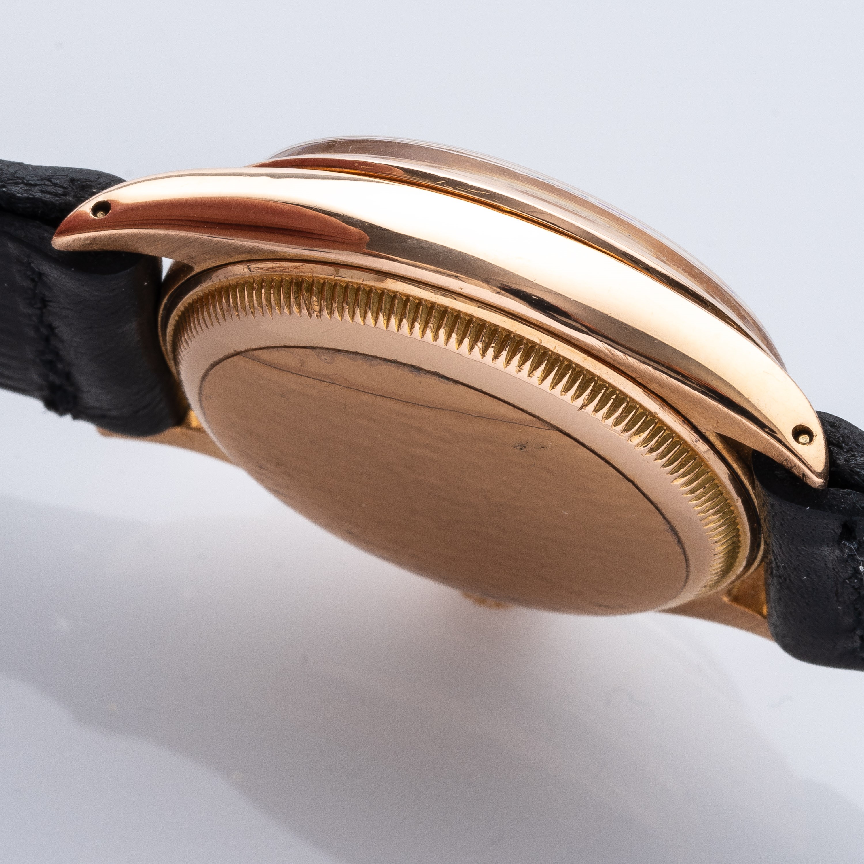 ROLEX - OYSTER PERPETUALOROLOGIO SOLO TEMPO A CARICA AUTOMATICA IN ORO ROSA 18KT CON QUADRANTE BI...