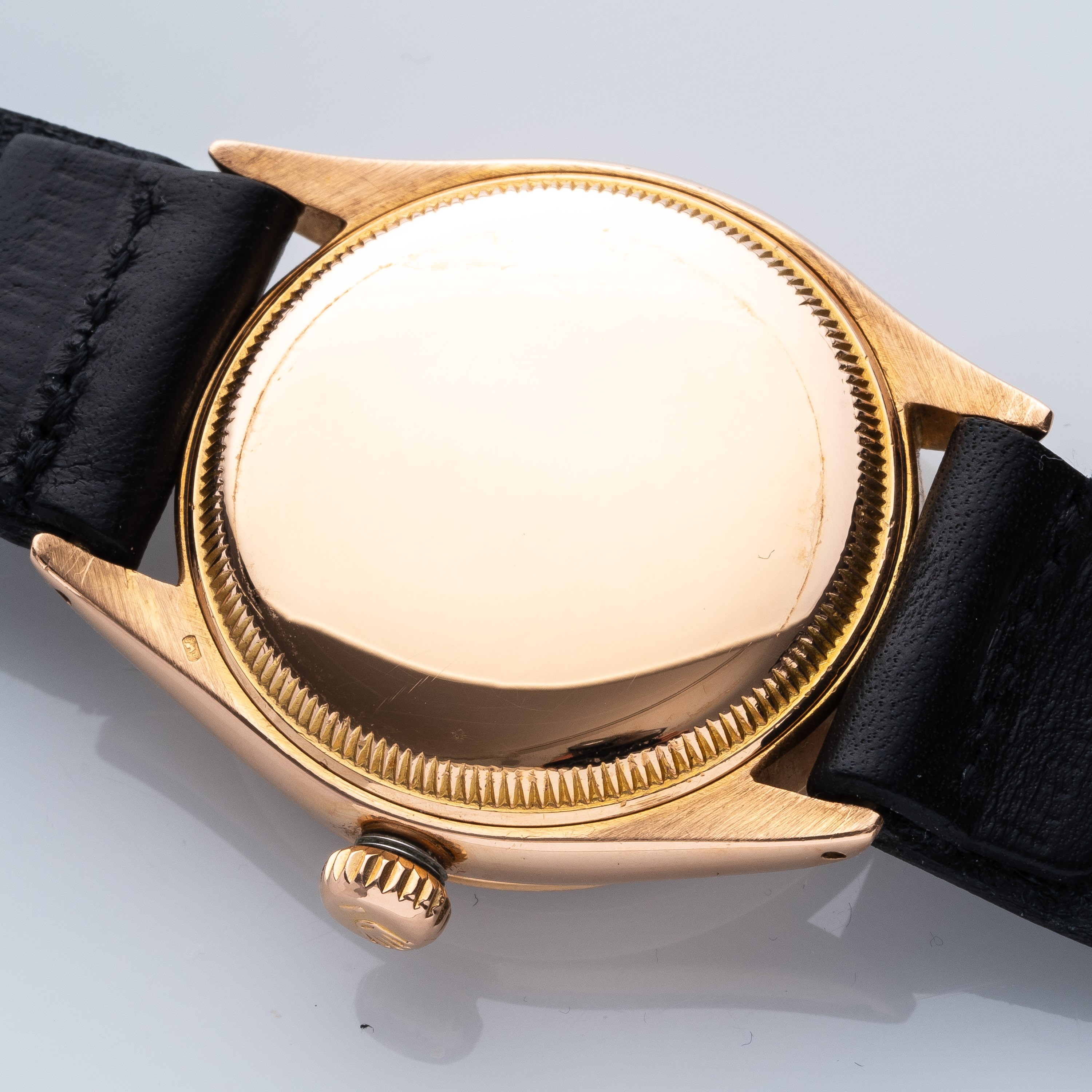 ROLEX - OYSTER PERPETUALOROLOGIO SOLO TEMPO A CARICA AUTOMATICA IN ORO ROSA 18KT CON QUADRANTE BI...
