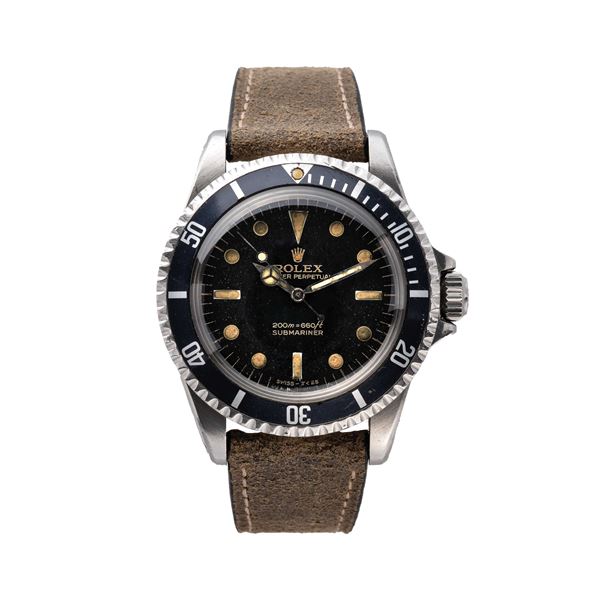 ROLEX - ROLEX - SUBMARINER OROLOGIO SPORTIVO SUBACQUEO SOLO TEMPO A CARICA AUTOMATICA IN ACCIAIO