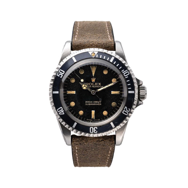 ROLEX - SUBMARINEROROLOGIO SPORTIVO SUBACQUEO SOLO TEMPO A CARICA AUTOMATICA IN ACCIAIO