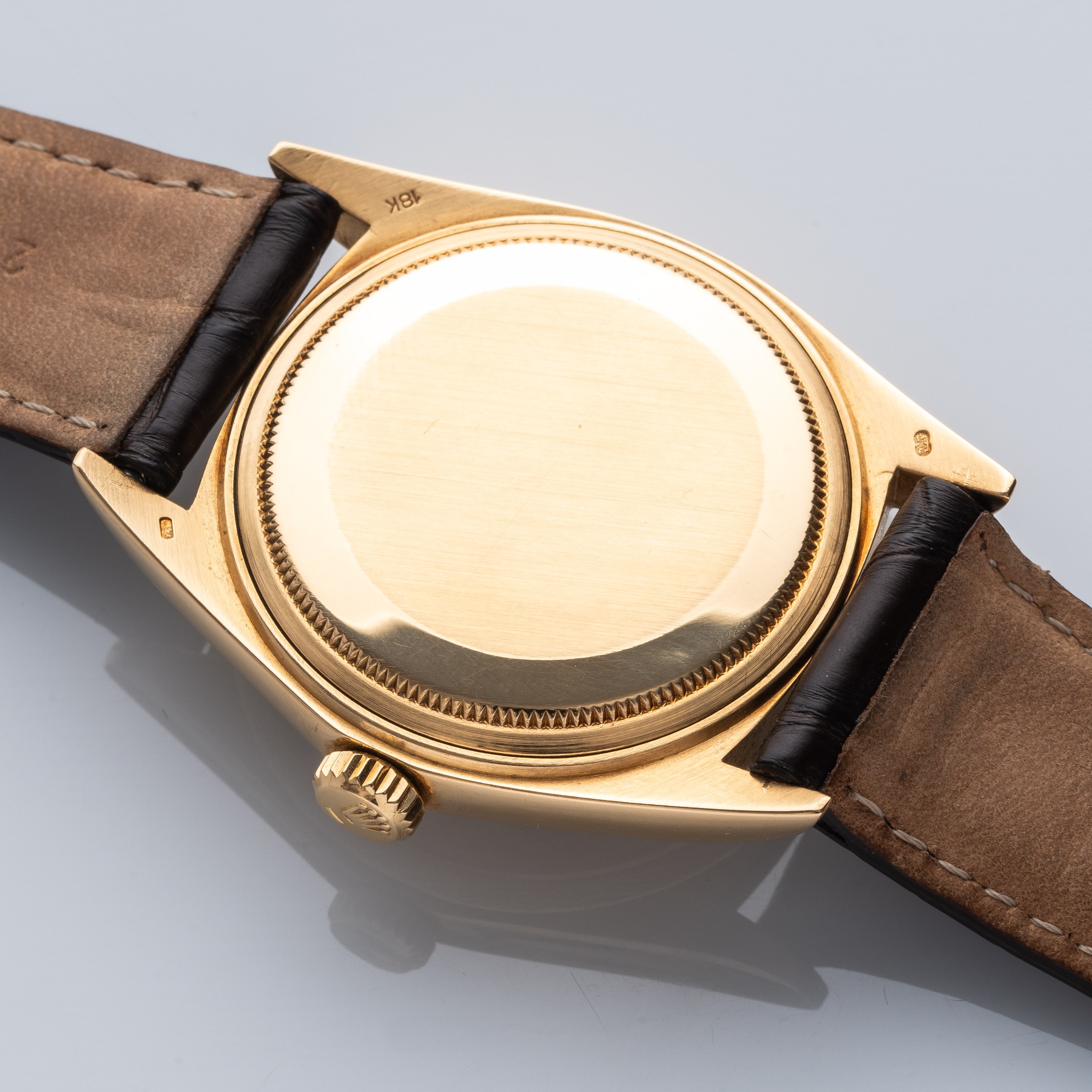 ROLEX - DATEJUSTOROLOGIO SOLO TEMPO IN ORO GIALLO 18KT CON DATARIO E LAVORAZIONE GHIERA 'MORELLI'
