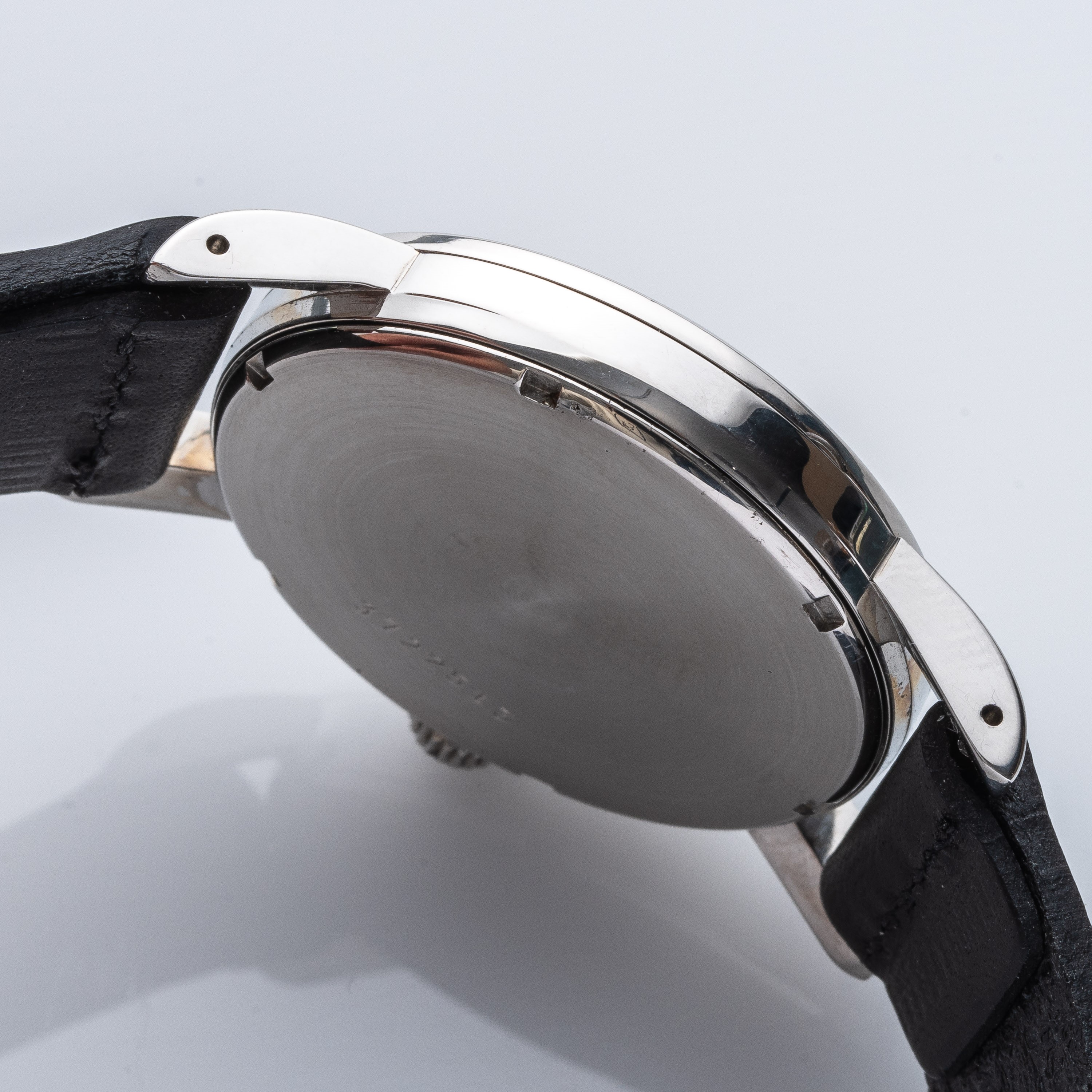 ETERNA - OROLOGIO SOLO TEMPO IN ACCIAIO A CARICA MANUALE CON QUADRANTE BITONALE E SFERE ALFA