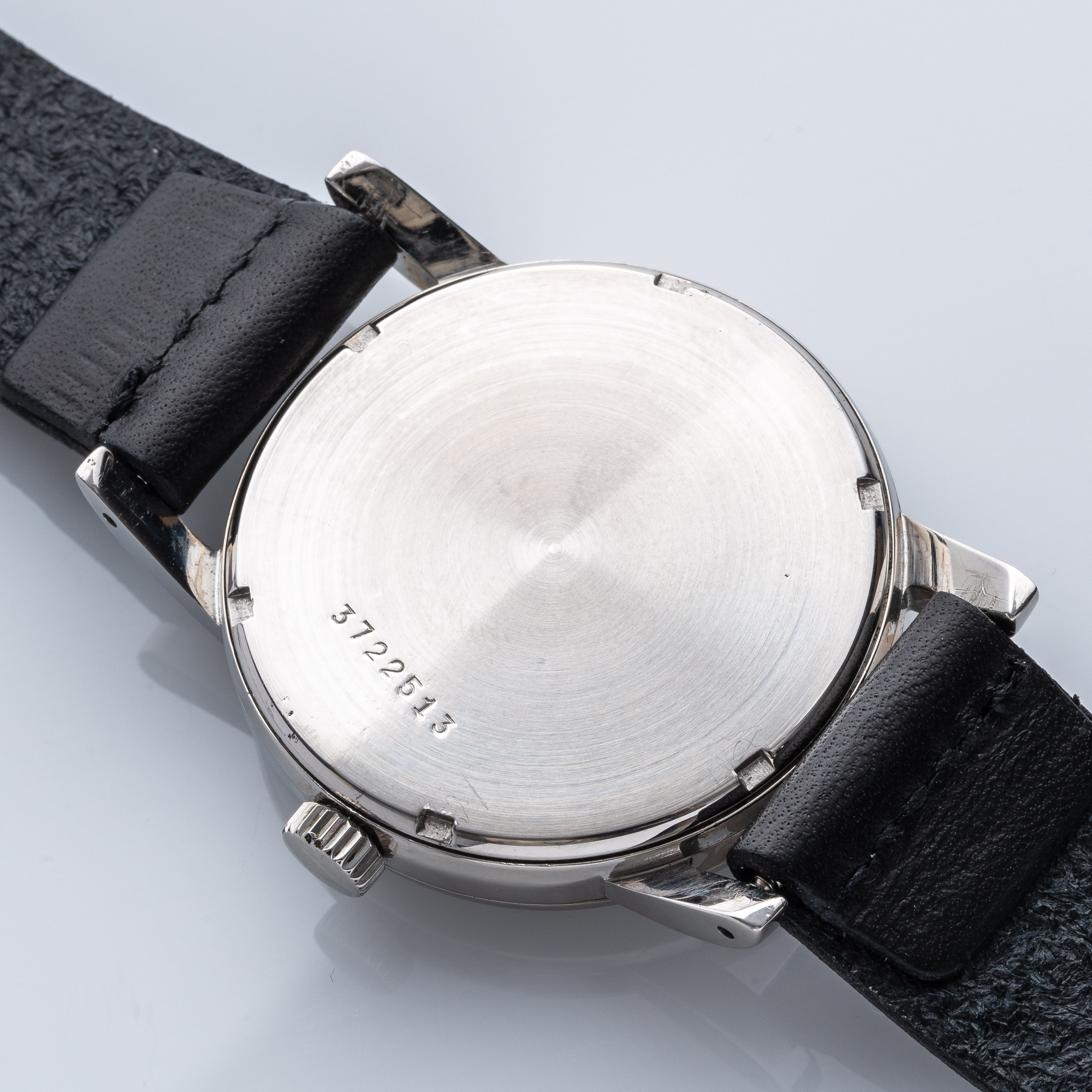 ETERNA - OROLOGIO SOLO TEMPO IN ACCIAIO A CARICA MANUALE CON QUADRANTE BITONALE E SFERE ALFA