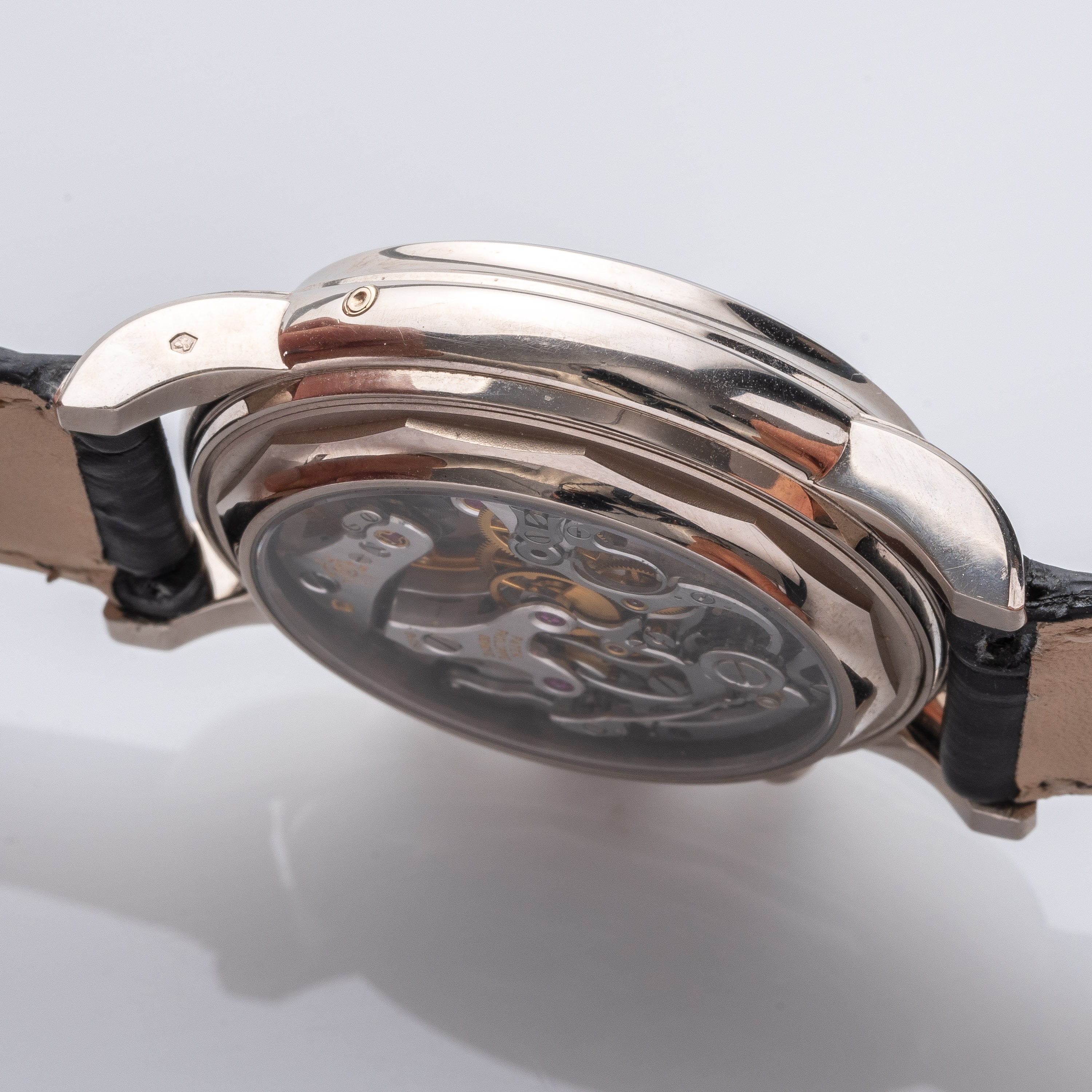 PATEK PHILIPPE - CRONOGRAFOCALENDARIO PERPETUO A CARICA MANUALE IN ORO BIANCO 18KT ON QUADRANTE B...