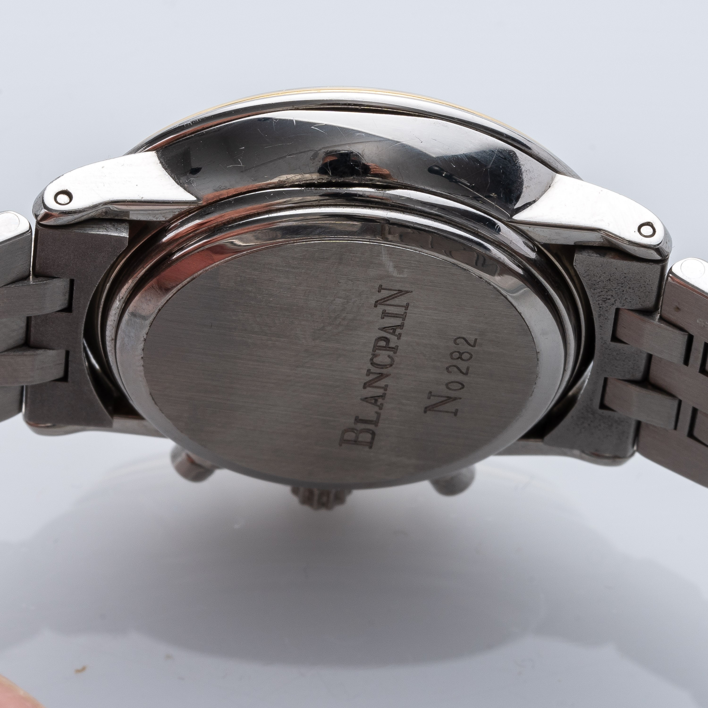 BLANCPAIN - VILLERET CHRONOCRONOGRAFO AUTOMATICO IN ACCIAIO E ORO 18KT CON QUADRANTE BIANCO E DAT...