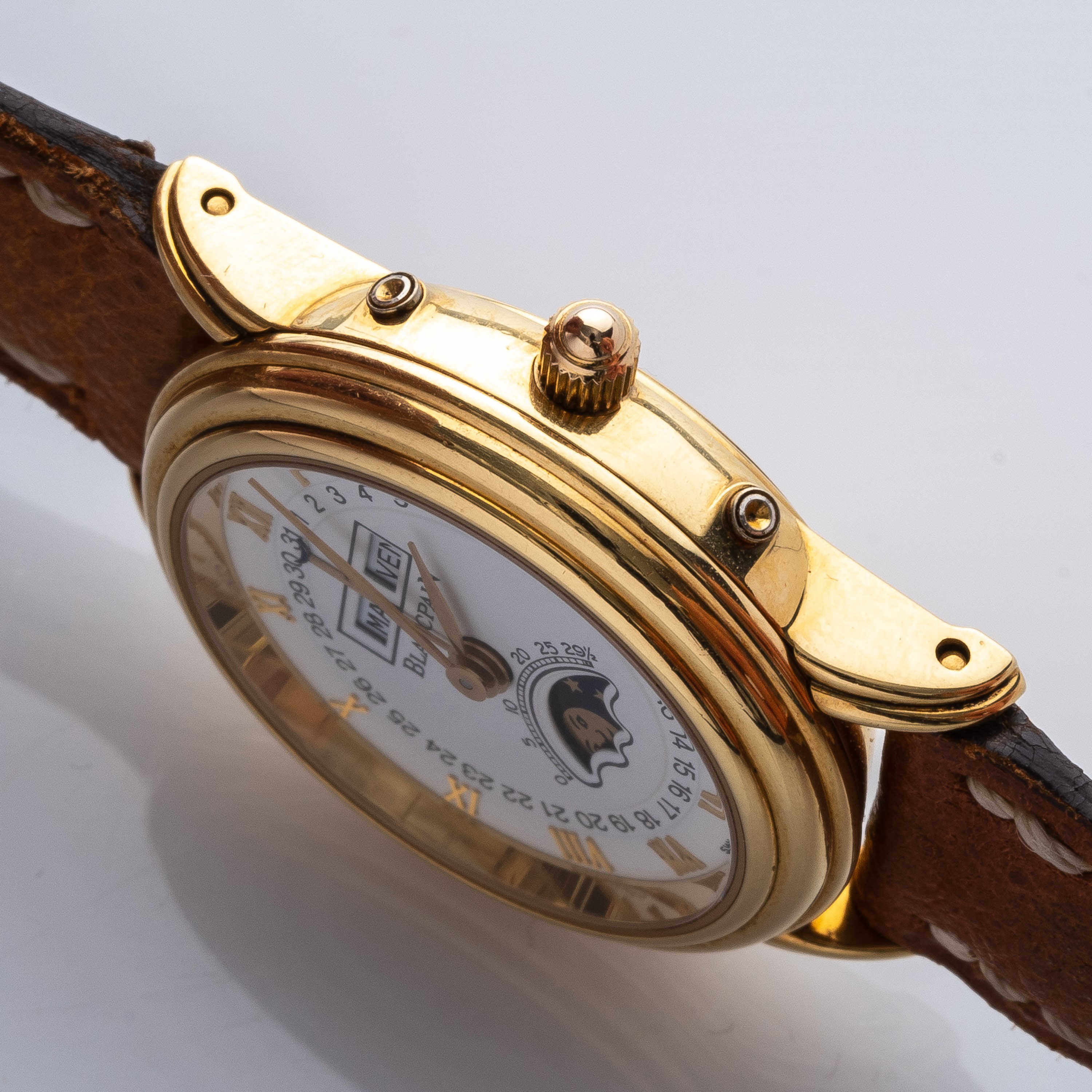 BLANCPAIN - TRIPLE CALENDAROROLOGIO DA DONNA A CARICA AUTOMATICA TRIPLO CALENDARIO IN ORO GIALLO ...