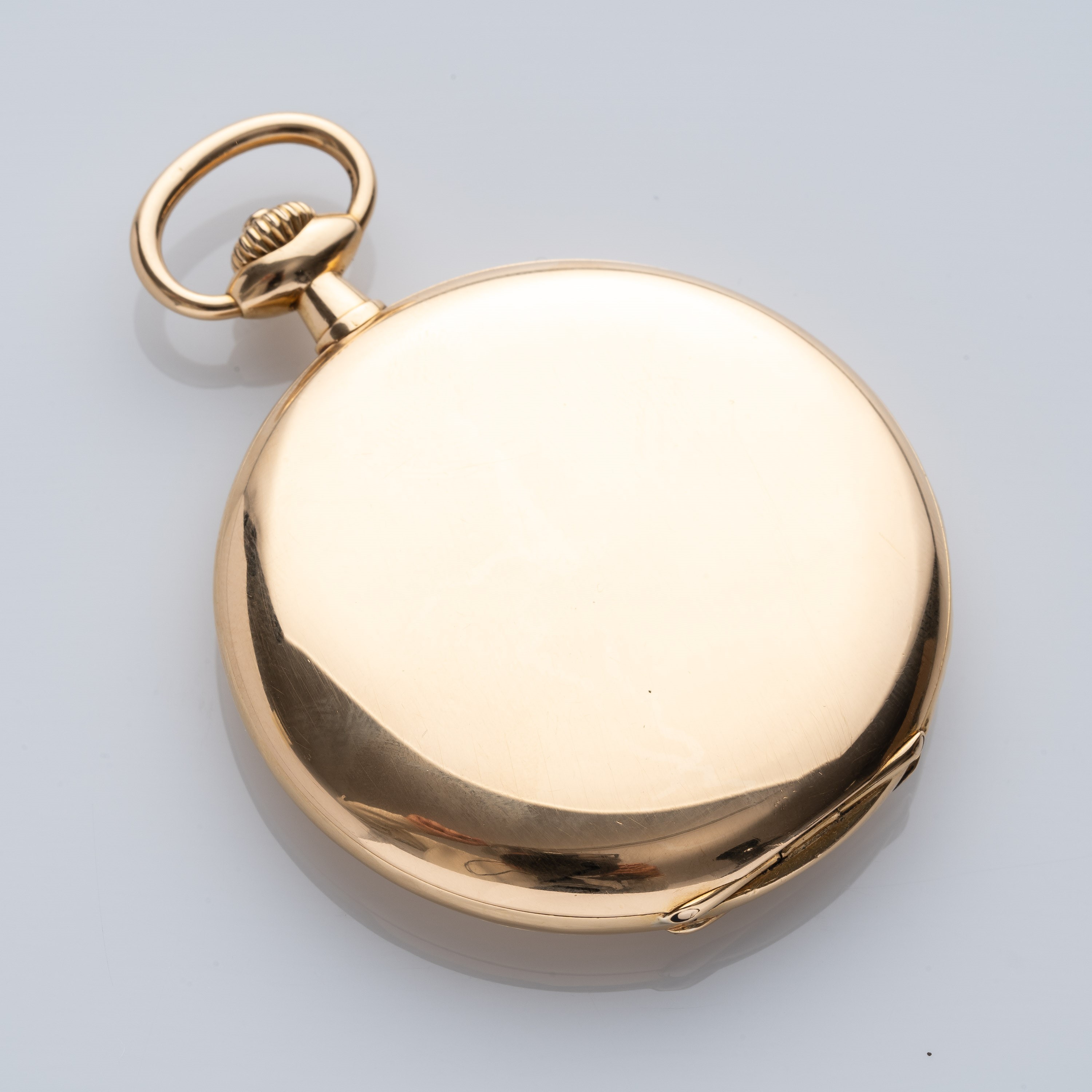 VACHERON CONSTANTIN - SAVONETTEOROLOGIO DA TASCA A CARICA MANUALE IN ORO 18 KT.