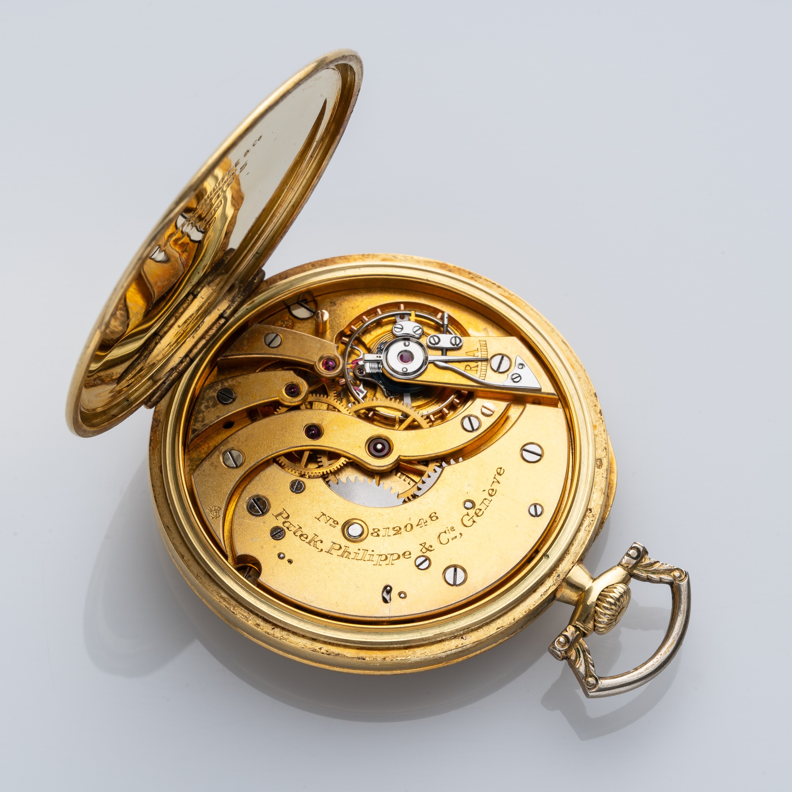 PATEK PHILIPPE - OROLOGIO DA TASCA A CARICA MANUALE IN ORO GIALLO CON NUMERI BREGUET.
