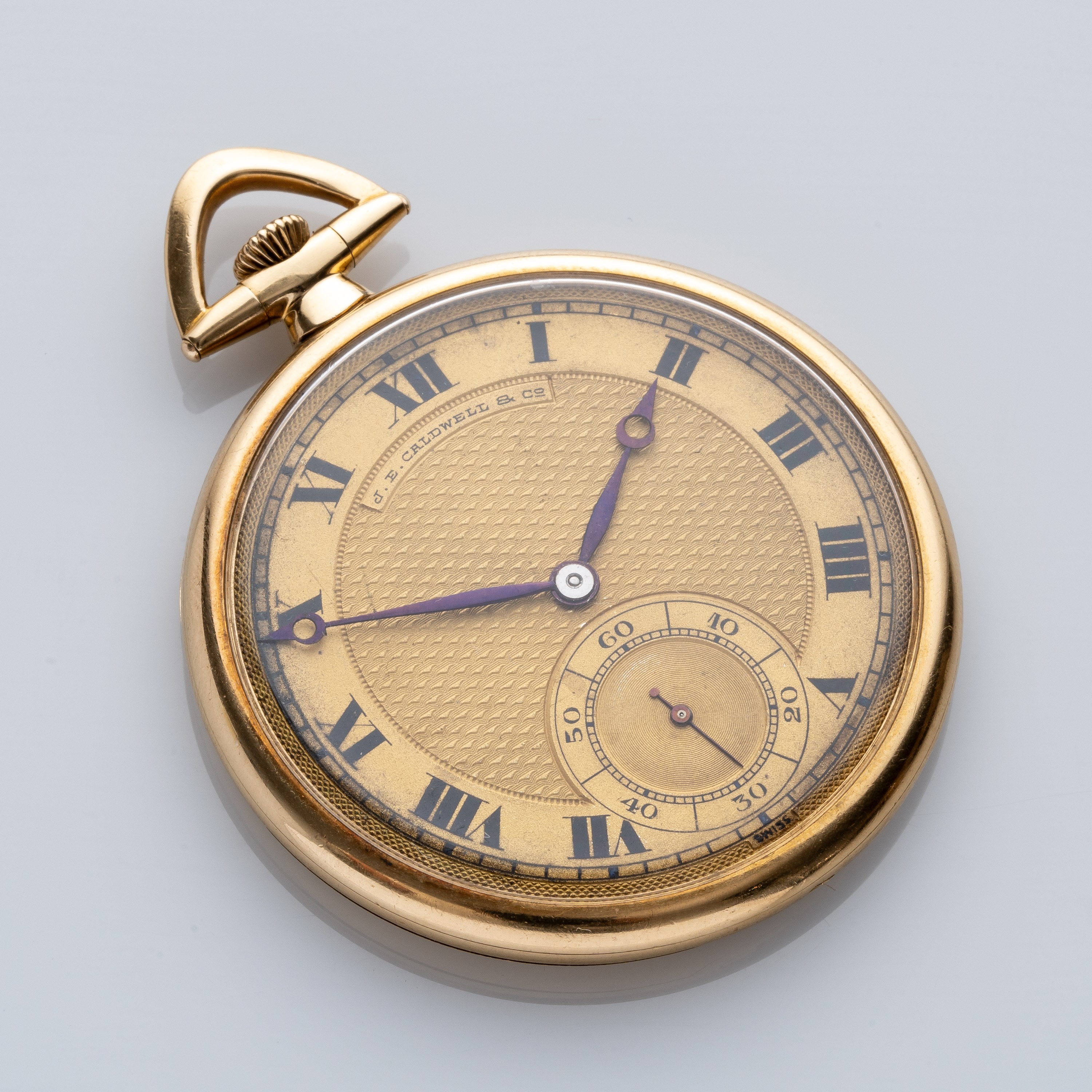VACHERON CONSTANTIN - OROLOGIO DA TASCA A CARICA MANUALE IN ORO GIALLO 18KT PER RIVENDITORE J.E. ...