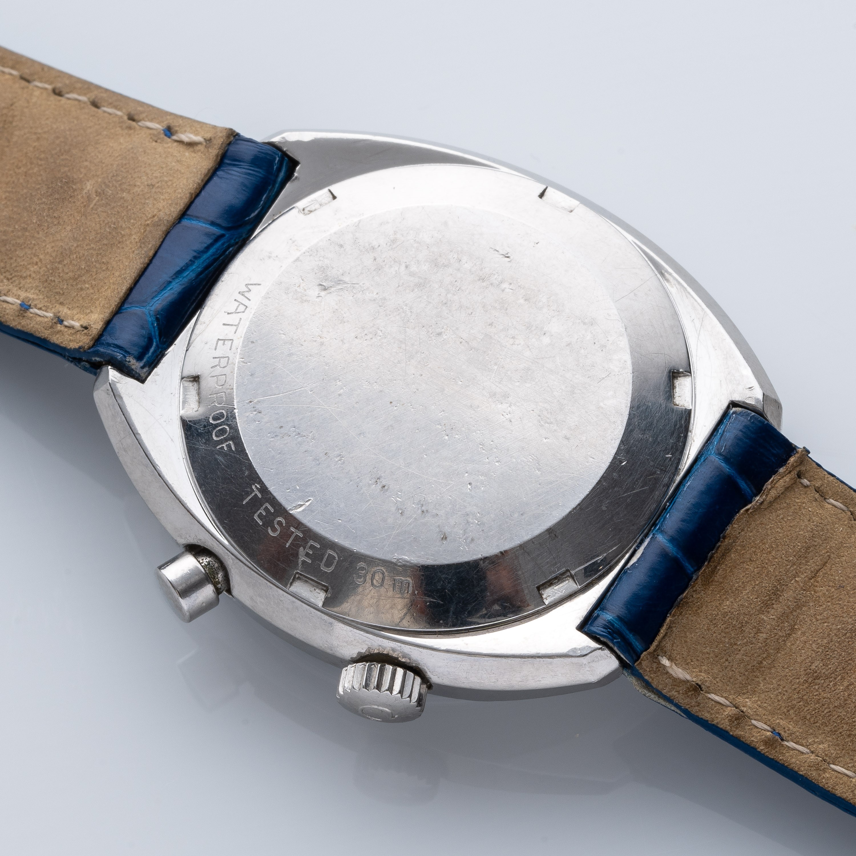 OMEGA - CHRONOSTOPOROLOGIO CRONOGRAFO MONOPULSANTE A CARICA MANUALE IN ACCIAIO CON PULSANTE AD OR...