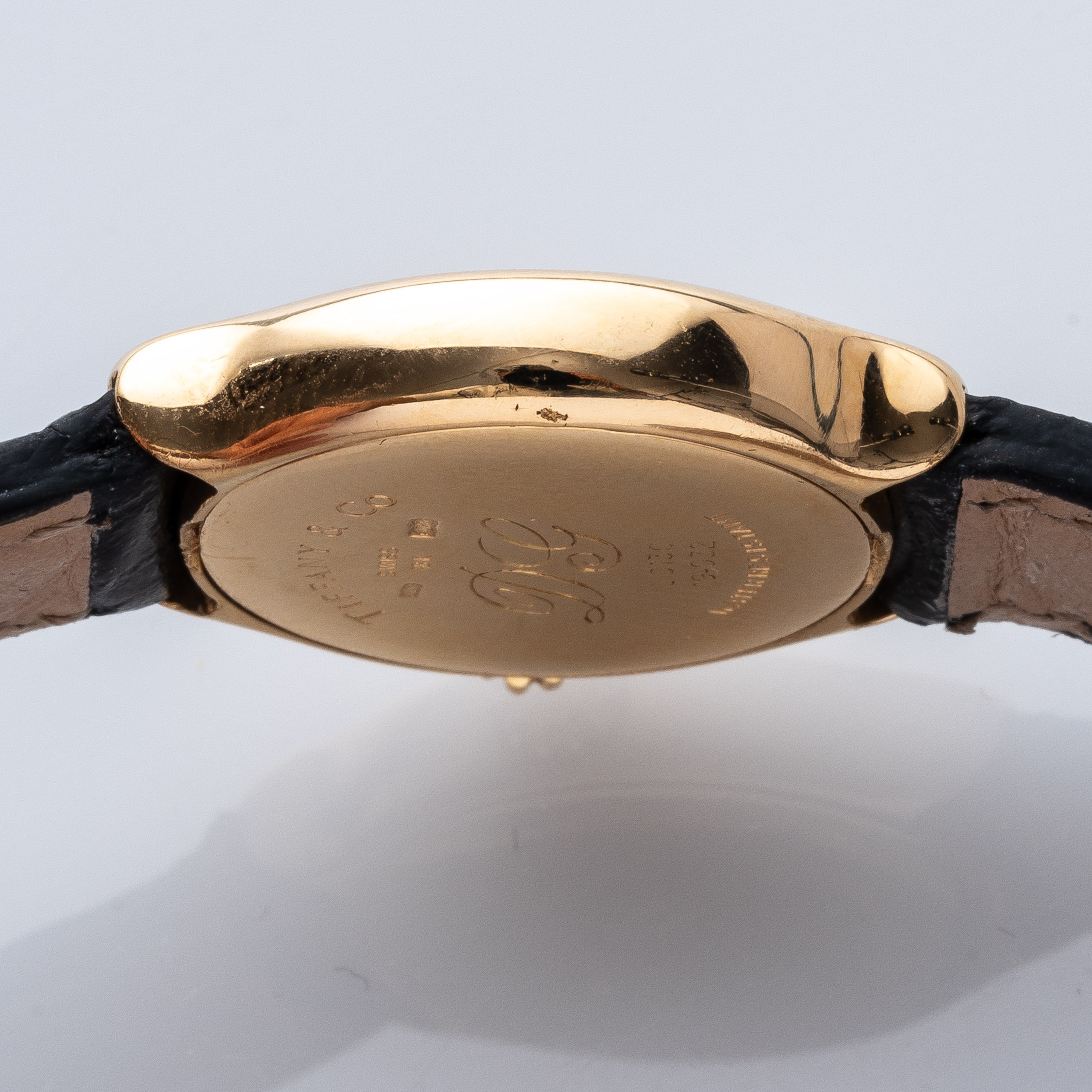 TIFFANY & CO - TESORO OROLOGIO DA DONNA SOLO TEMPO AL QUARZO IN ORO GIALLO 18 KT CON QUADRANTE NE...