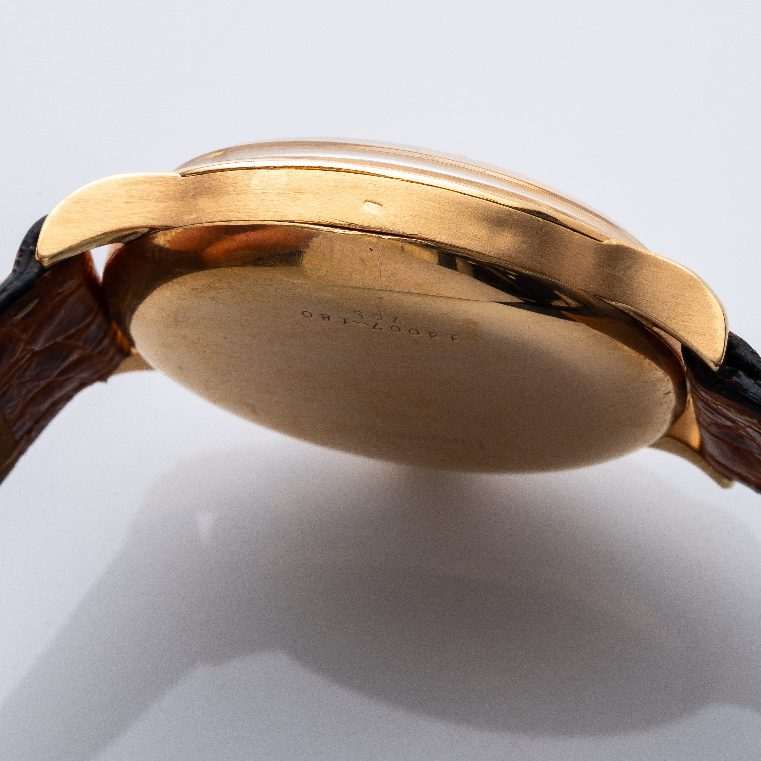EBERHARD - EXTRAFORTCORNOGRAFO A CARICA MANUALE A DUE CONTATORI IN ORO GIALLO 18KT
