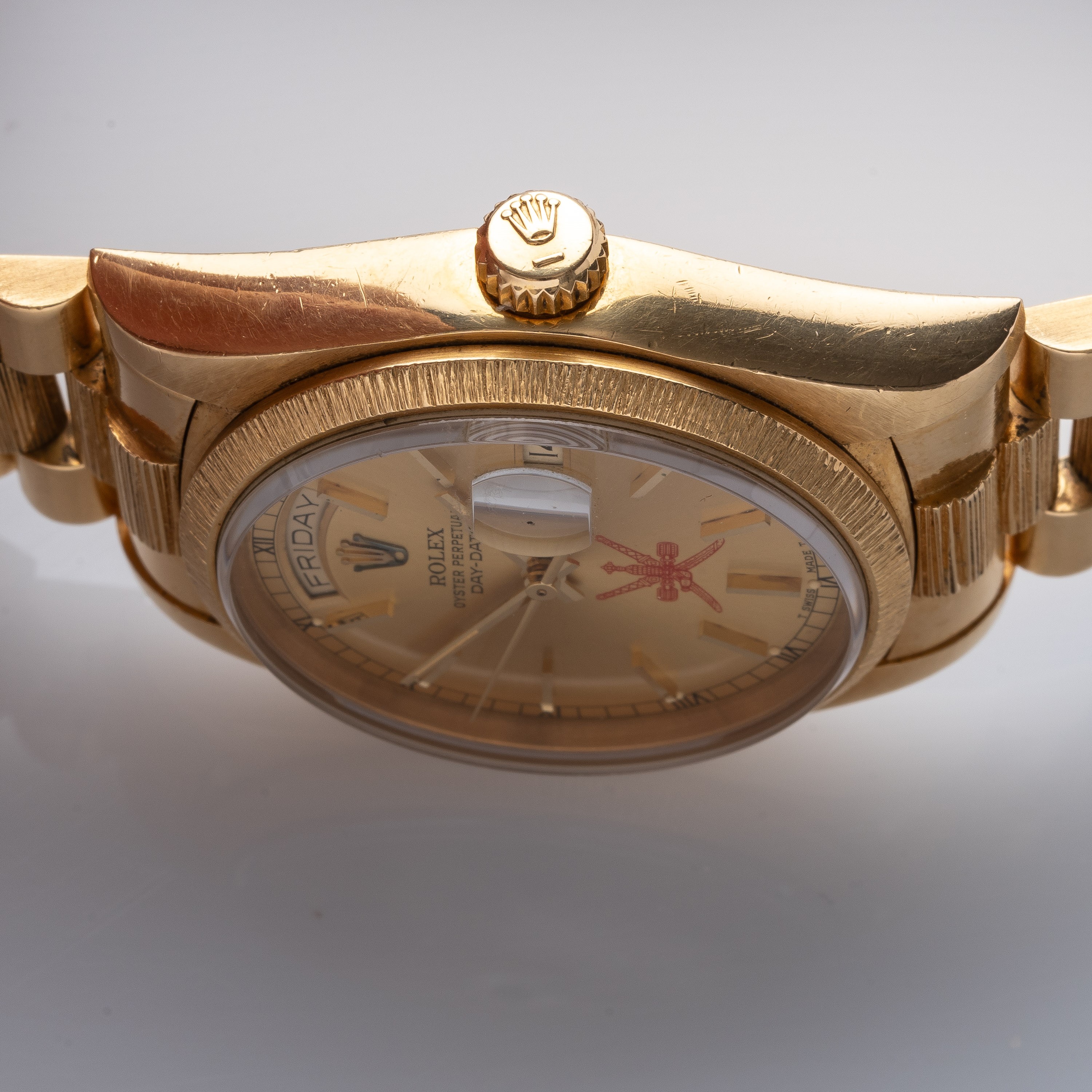 ROLEX - DAY DATE OROLOGIO DAY DATE A CARICA AUTOMATICA IN ORO GIALLO 18KT, BRACCIALE PRESIDENT, L...