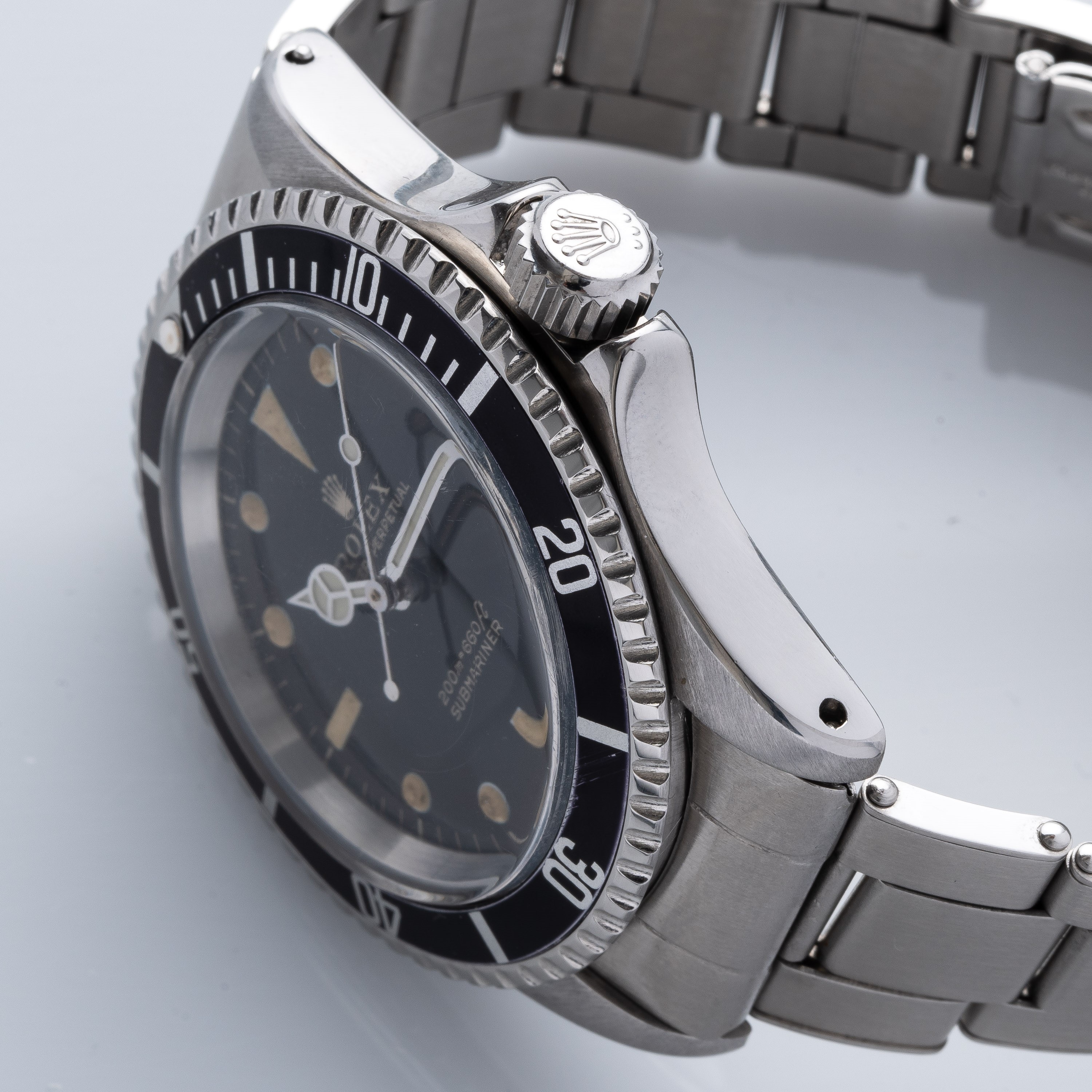 ROLEX - SUBMARINEROROLOGIO SUBACQUEO AUTOMATICO IN ACCIAIO CON QUADRANTE GILT.