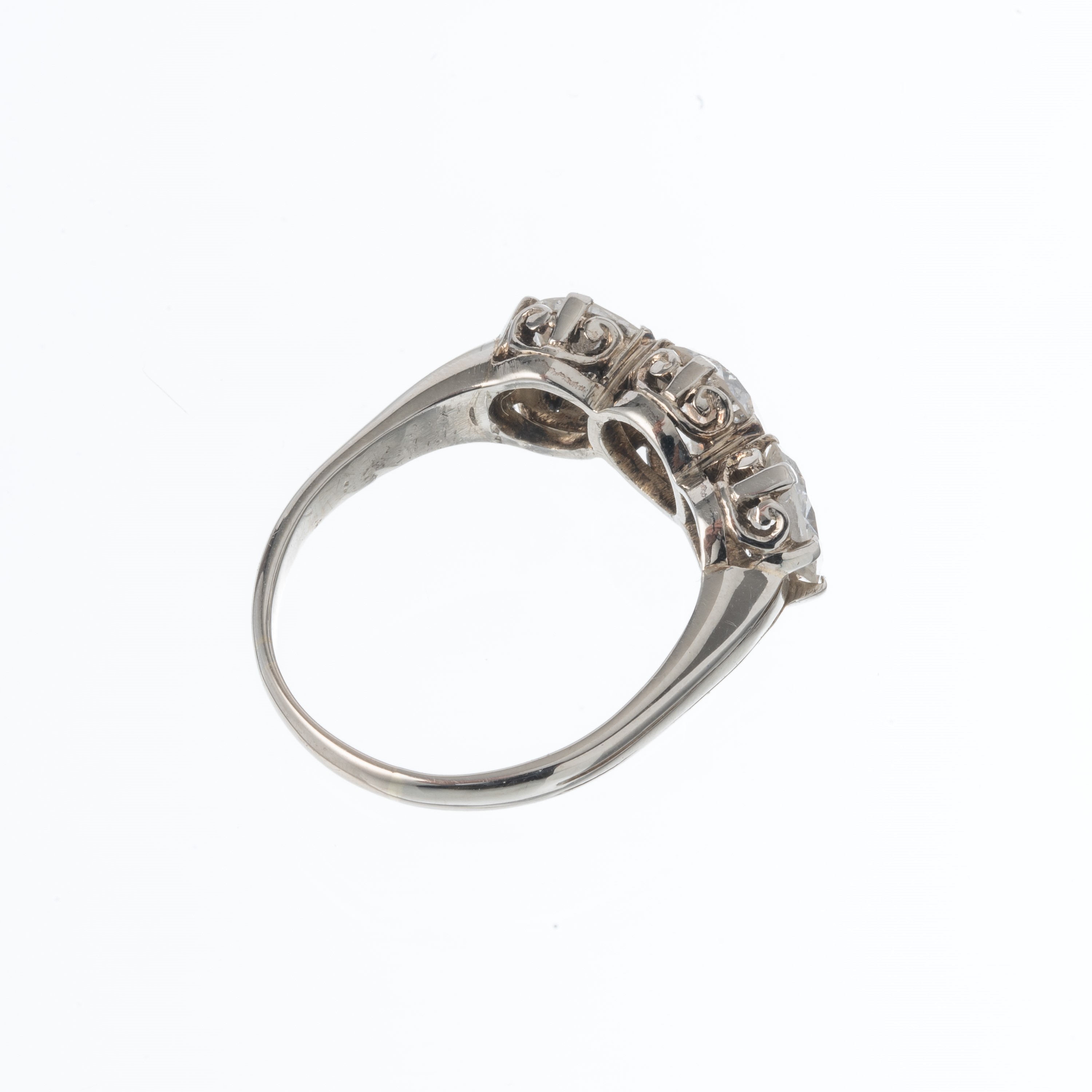 ANELLO - TRILOGYANELLO TRILOGY IN ORO BIANCO 18KT E DIAMANTI