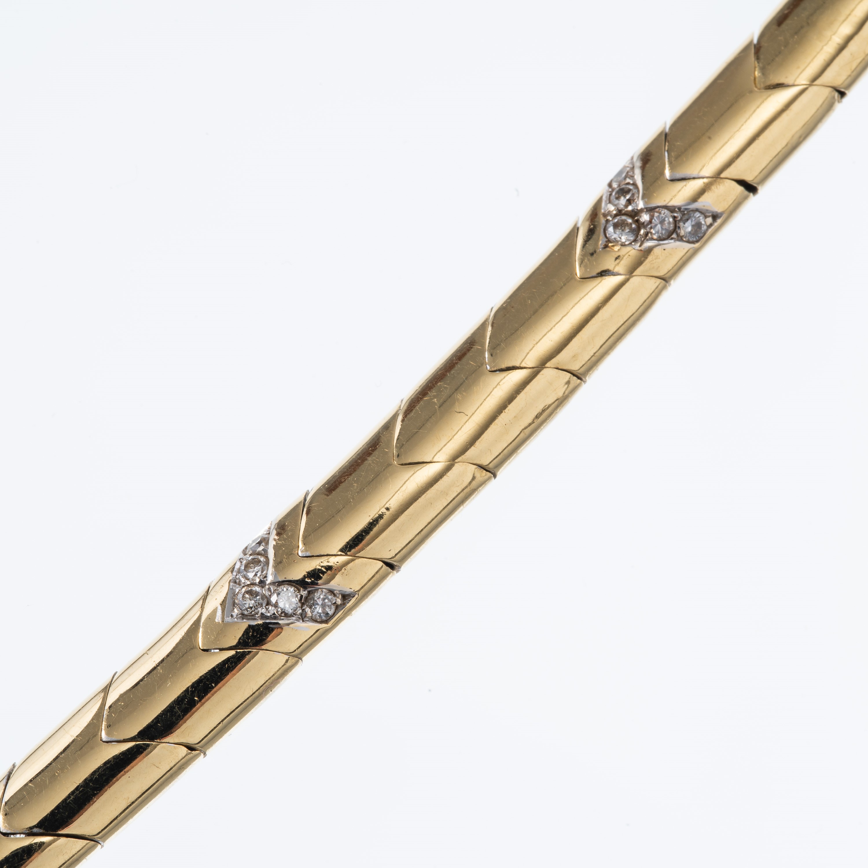 CARTIER - COLLANAGIROCOLLO CARTIER IN ORO GIALLO 18KT E DIAMANTI