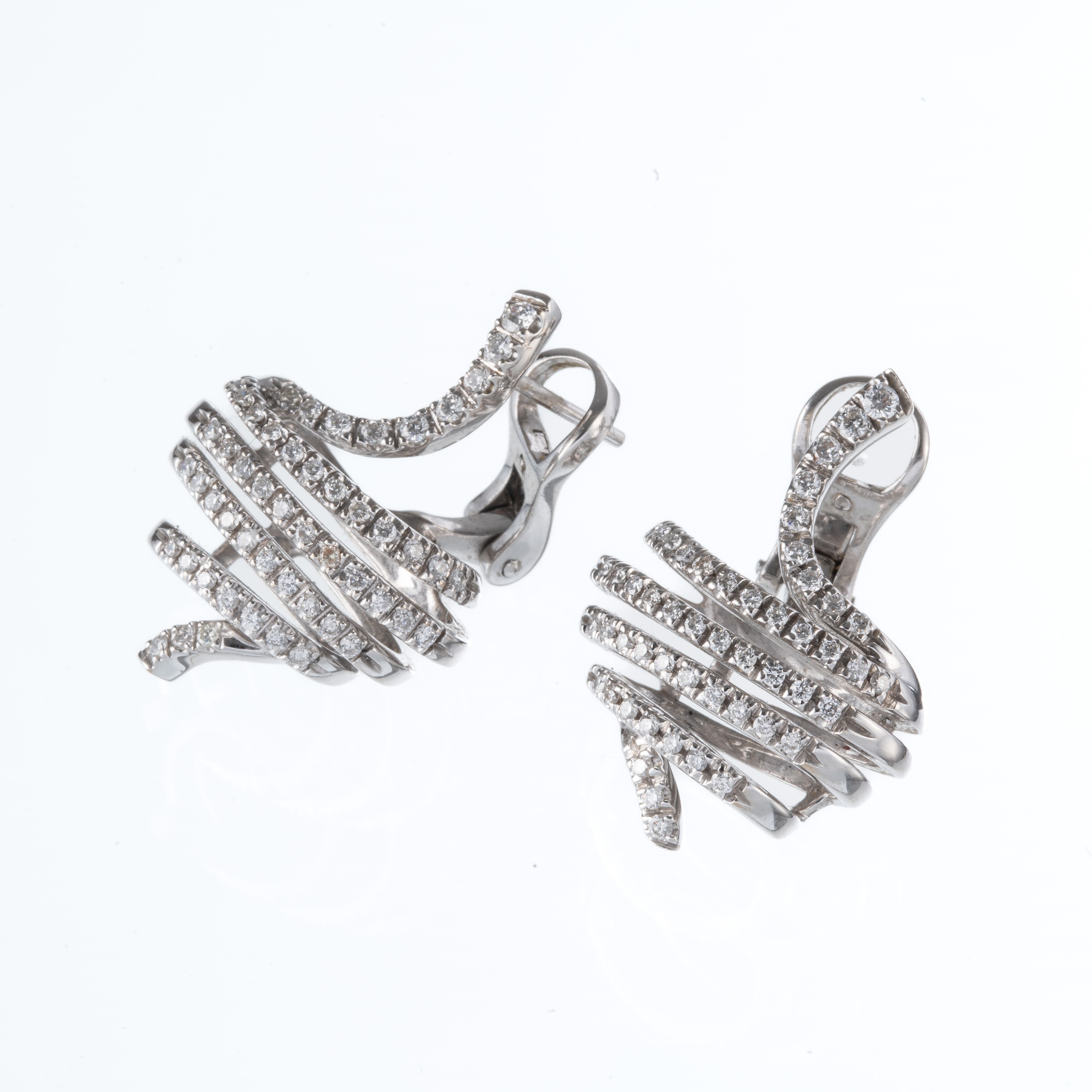 DAMIANI - ORECCHINIORECCHINI IN ORO BIANCO 18 KT E DIAMANTI