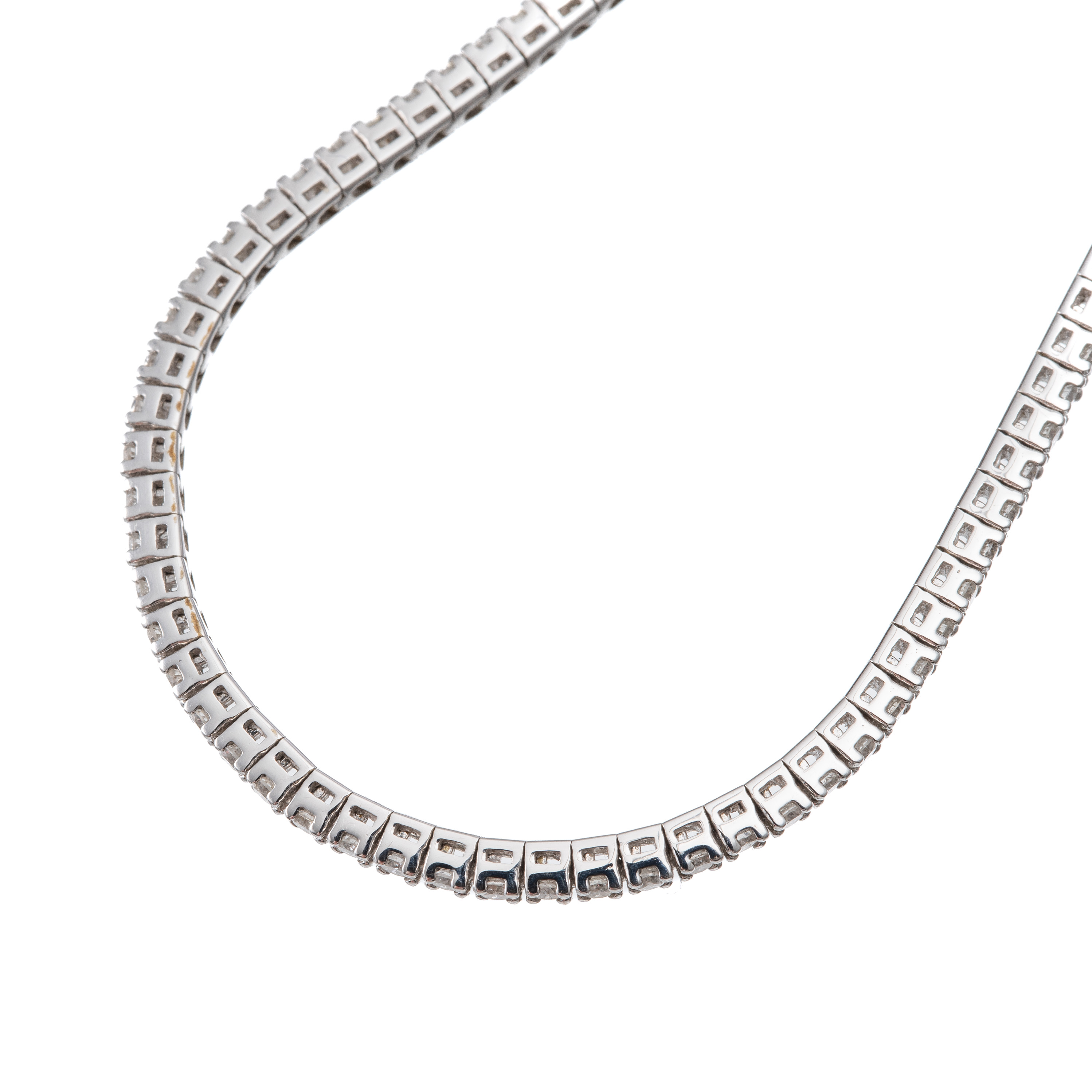 BRACCIALE IN ORO BIANCO 18KT TENNIS CON CT. 1.00 CIRCA DI BRILLANTINI