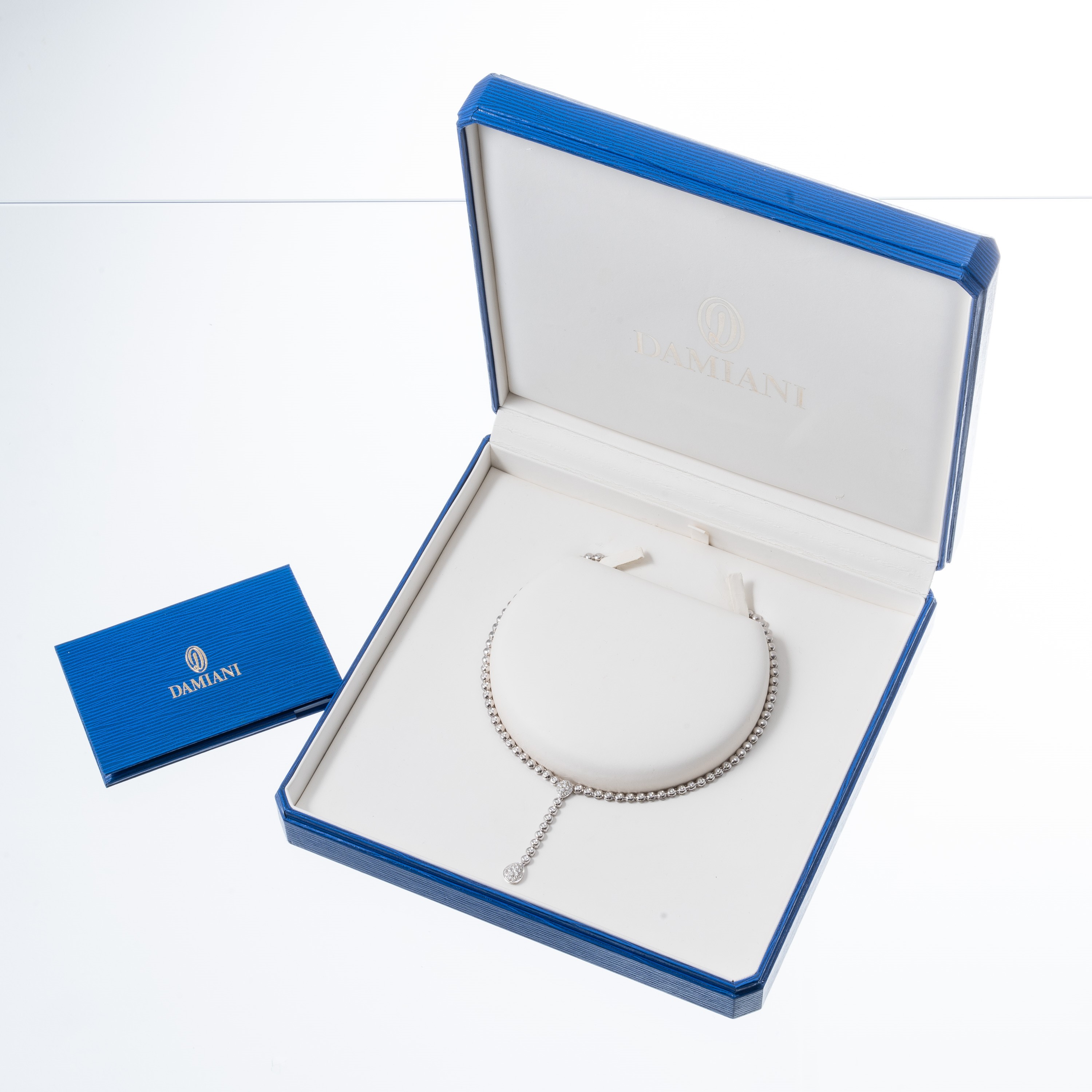 DAMIANI - COLLANA IN ORO BIANCO 18 KT E DIAMANTI