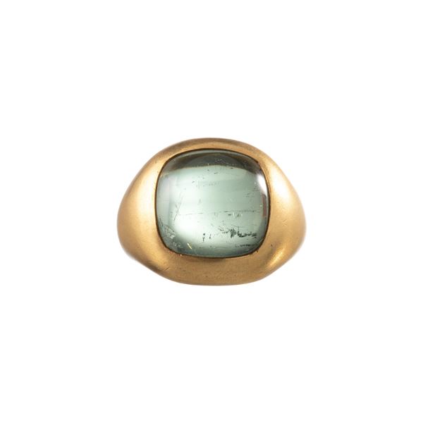 POMELLATO - POMELLATO - ANELLO CON OLIVINA ANELLO IN ORO GIALLO 18KT CON OLIVINA 