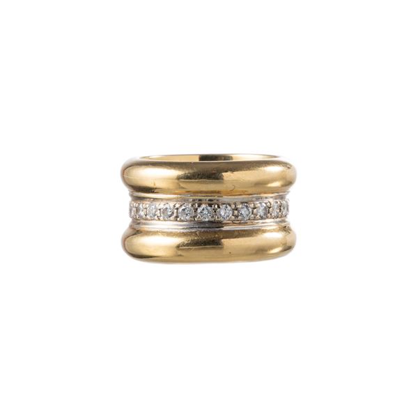POMELLATO - POMELLATO - ANELLO IN ORO GIALLO 18KT E DIAMANTI 