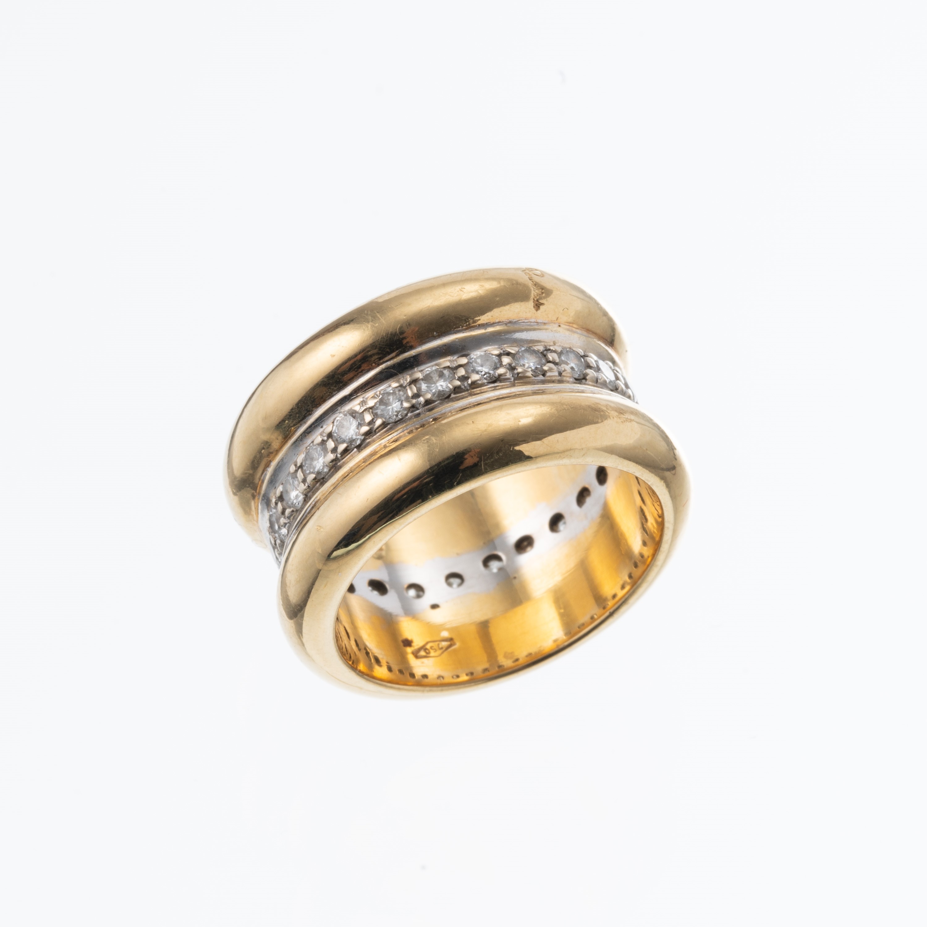 POMELLATO - ANELLO IN ORO GIALLO 18KT E DIAMANTI
