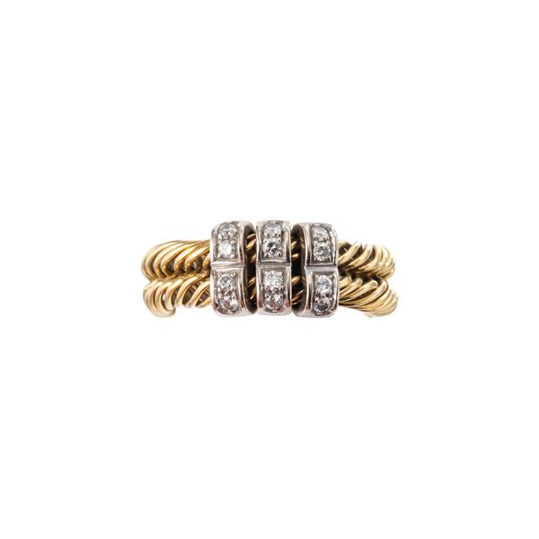 POMELLATO - POMELLATO - ANELLO IN ORO GIALLO 18KT E DIAMANTI