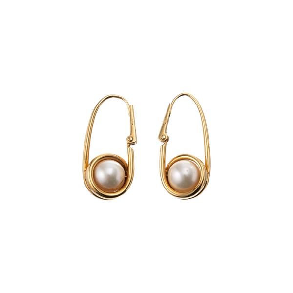 POMELLATO - POMELLATO - ORECCHINI IN ORO GIALLO 18KT E PERLE DI MARE